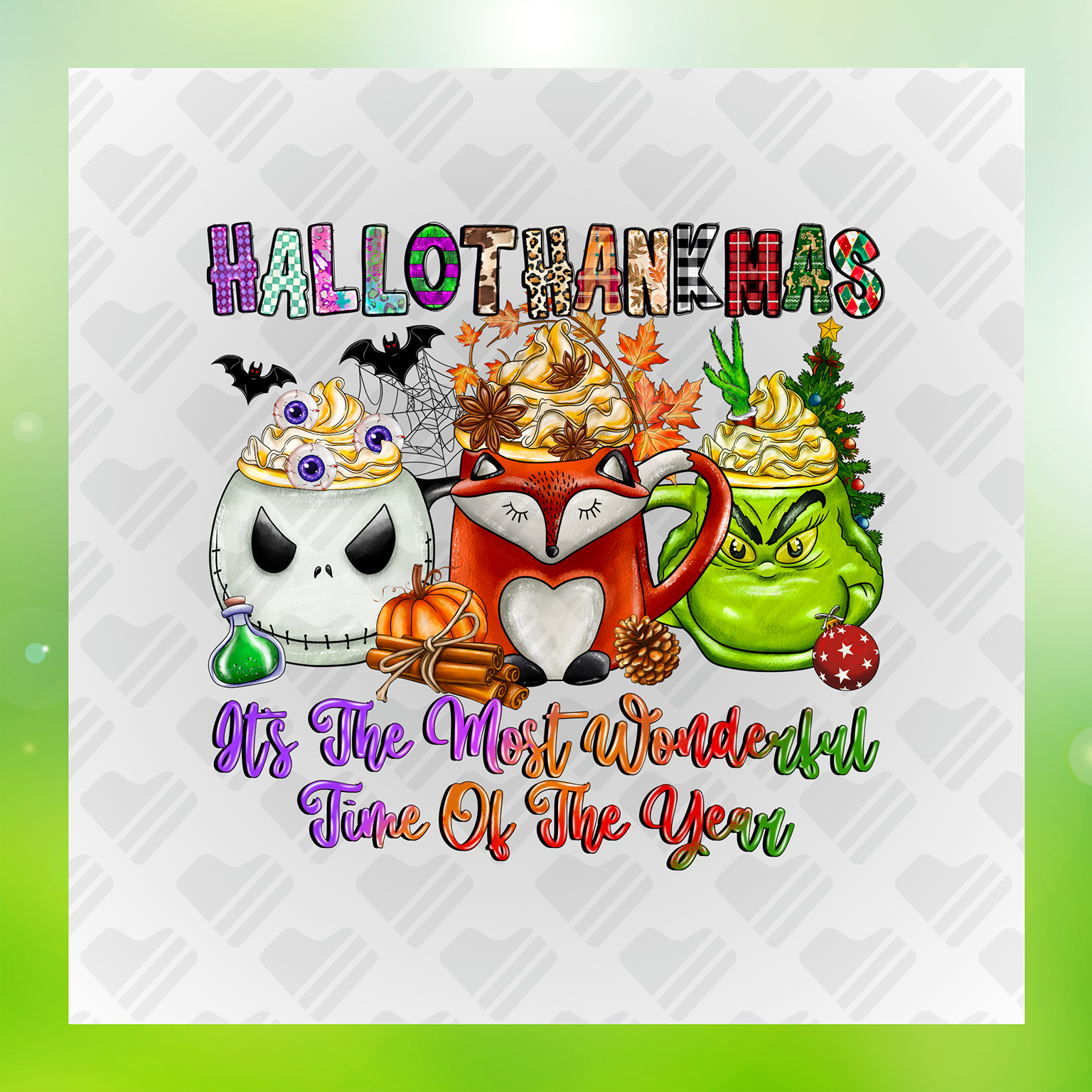 HalloThanksMasMost Wonderful Time Transfer