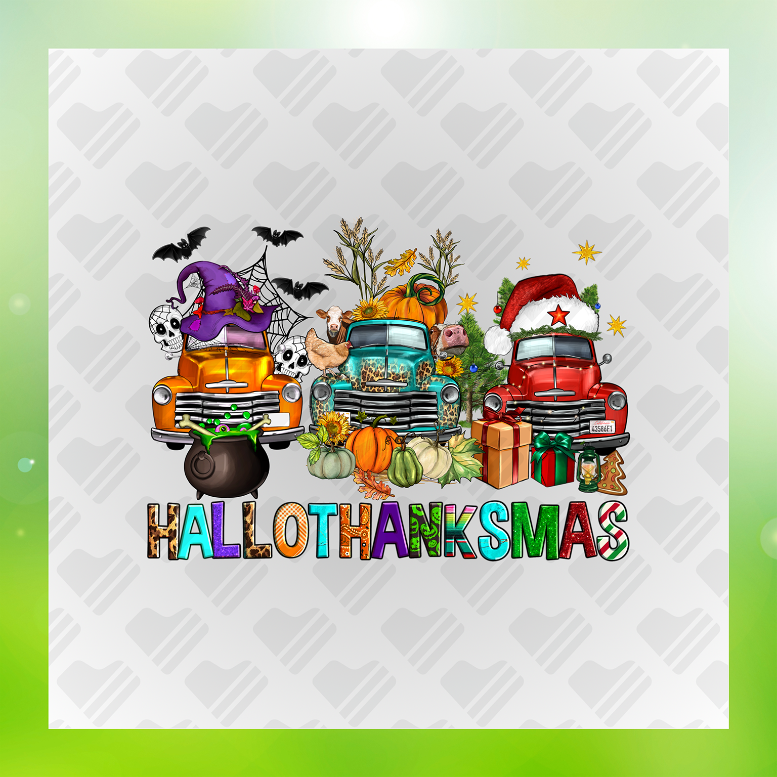 HalloThanksMas Trucks Transfer