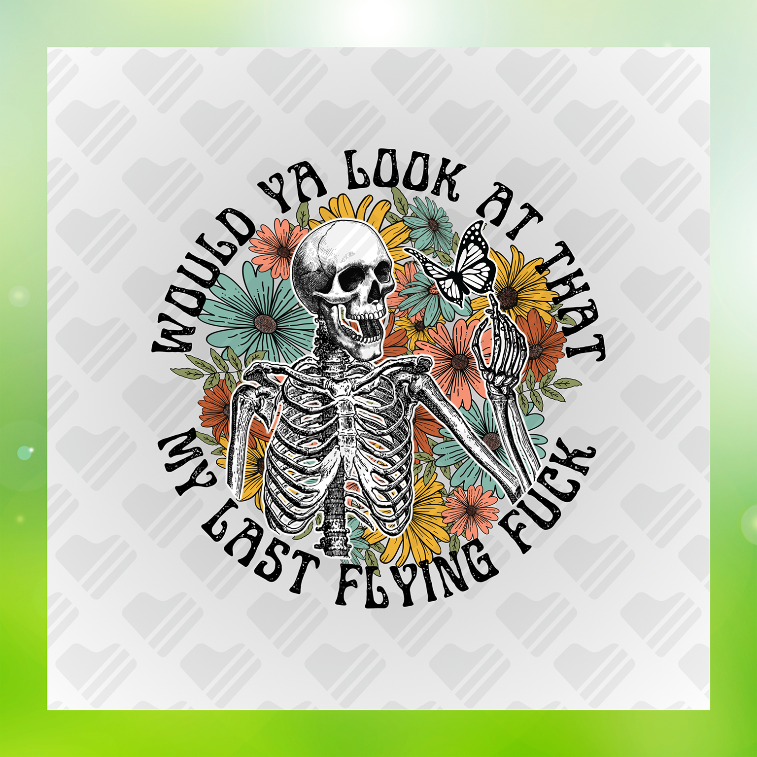 Halloween My Last Flying Fuck Transfer