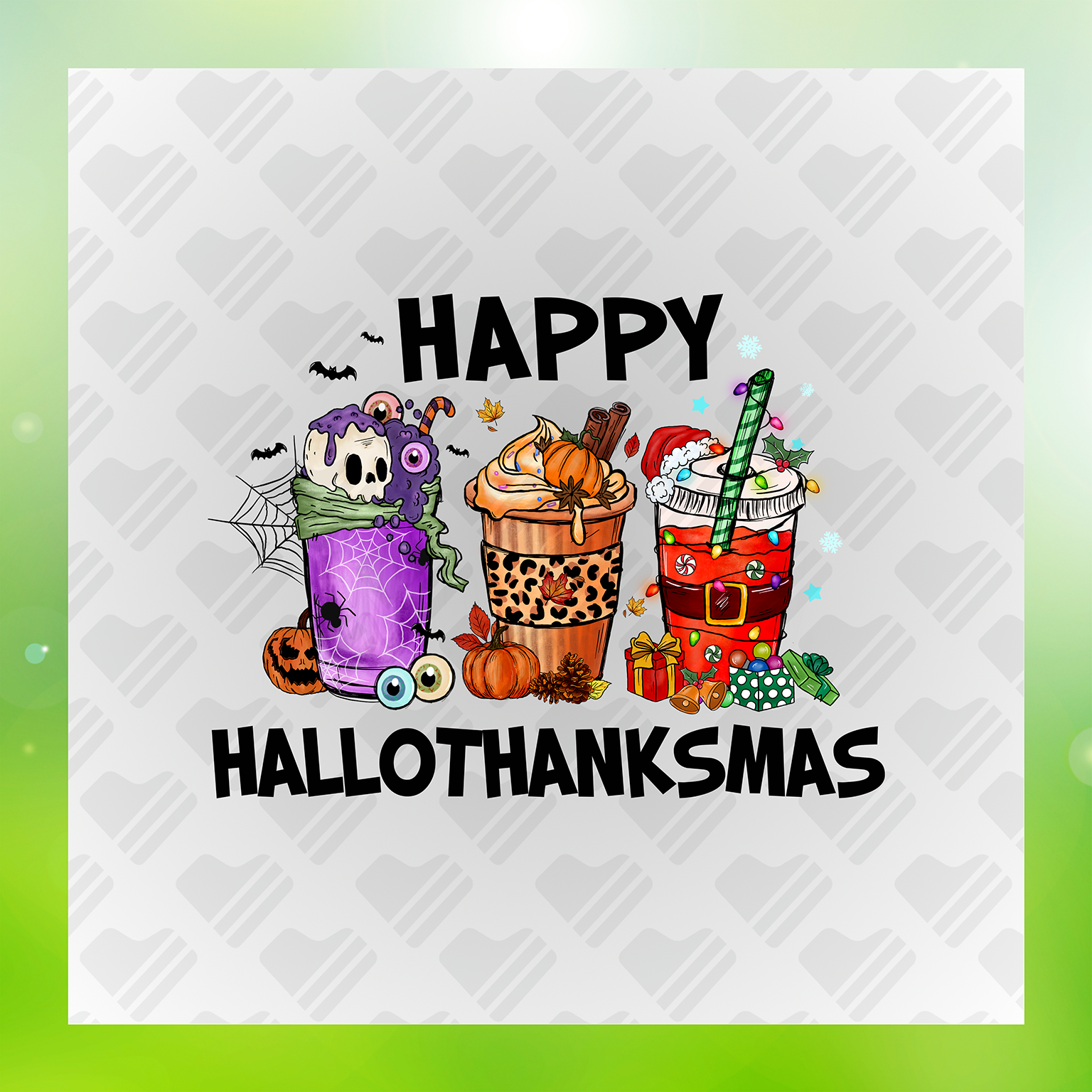 Happy HalloThanksMas Transfer