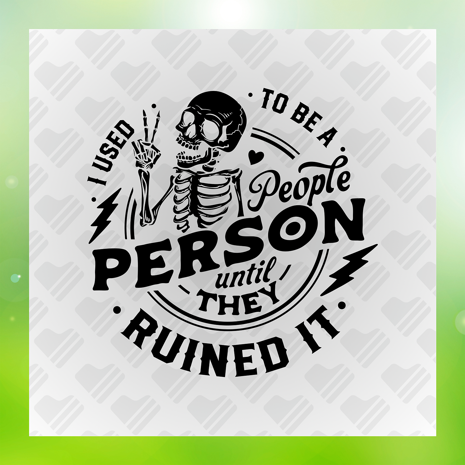 I Used To Be A People Person Transfer