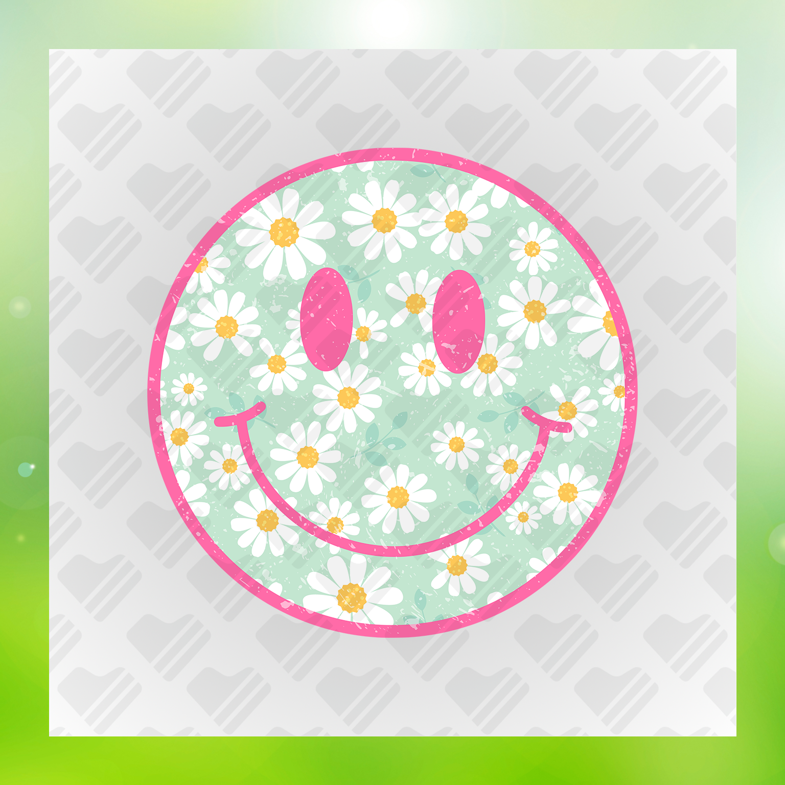 Floral Smile Transfer