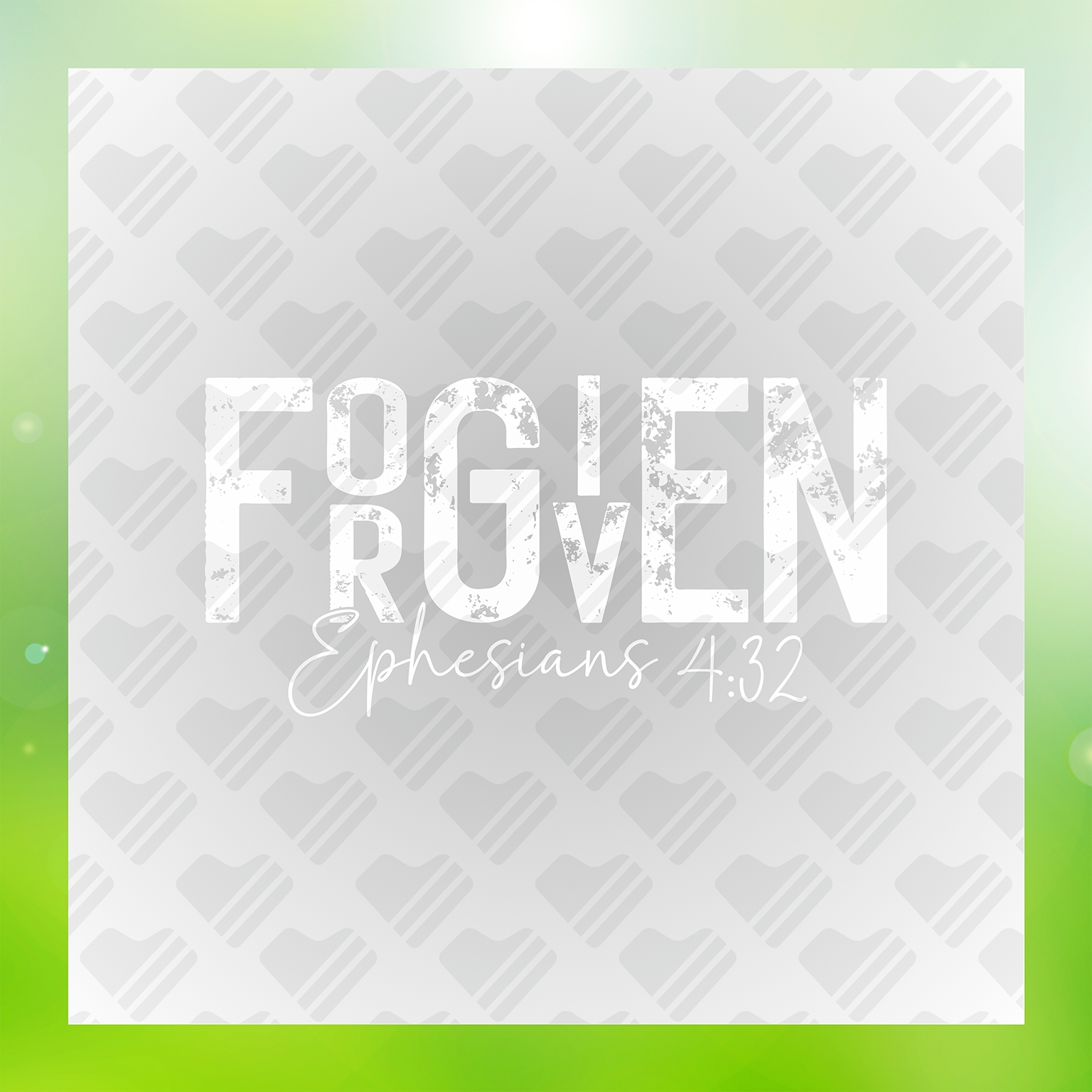 Daily Devotion Forgiven, Ephesians 4:32 Transfer