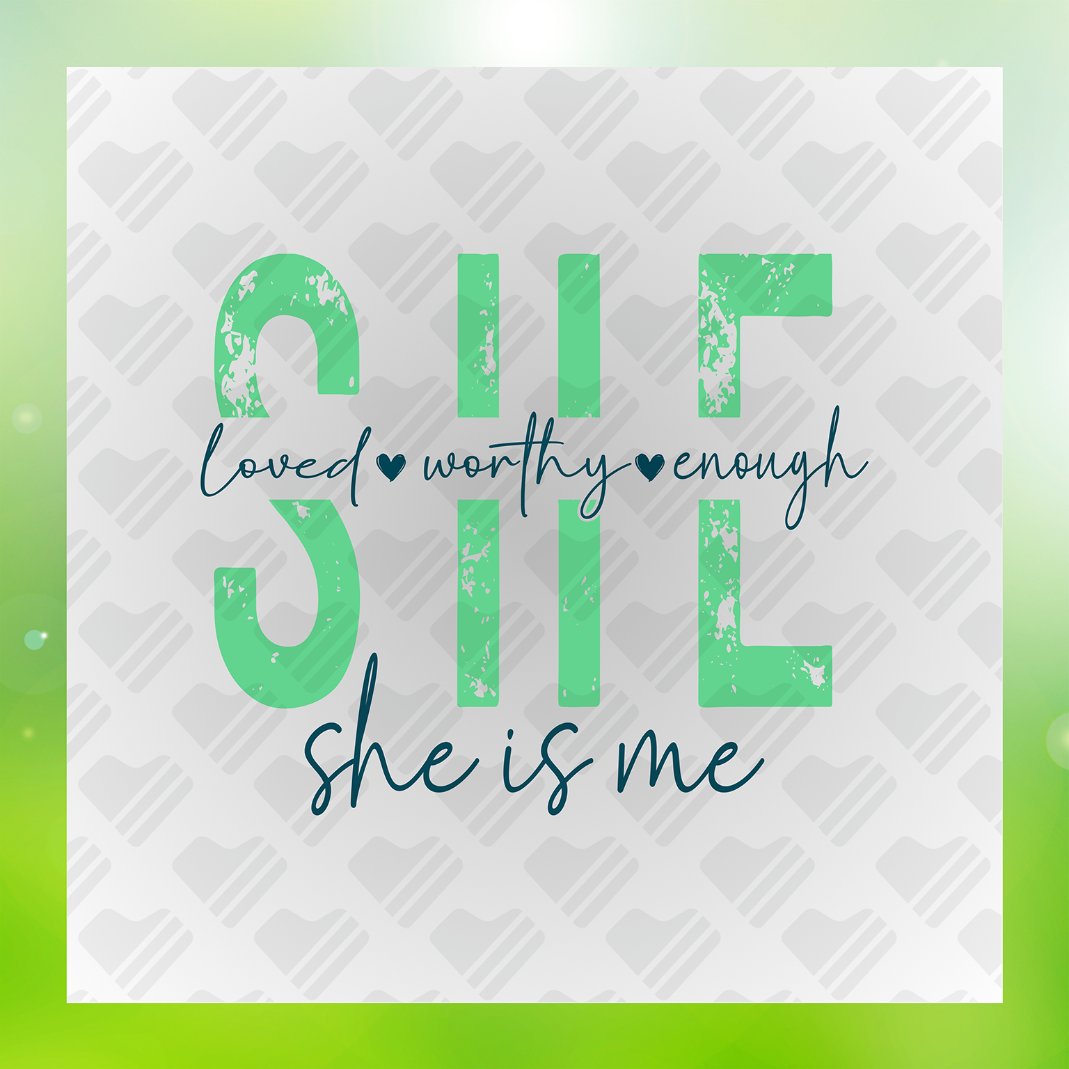 She Loved Worthy Enough, She is Me Transfer