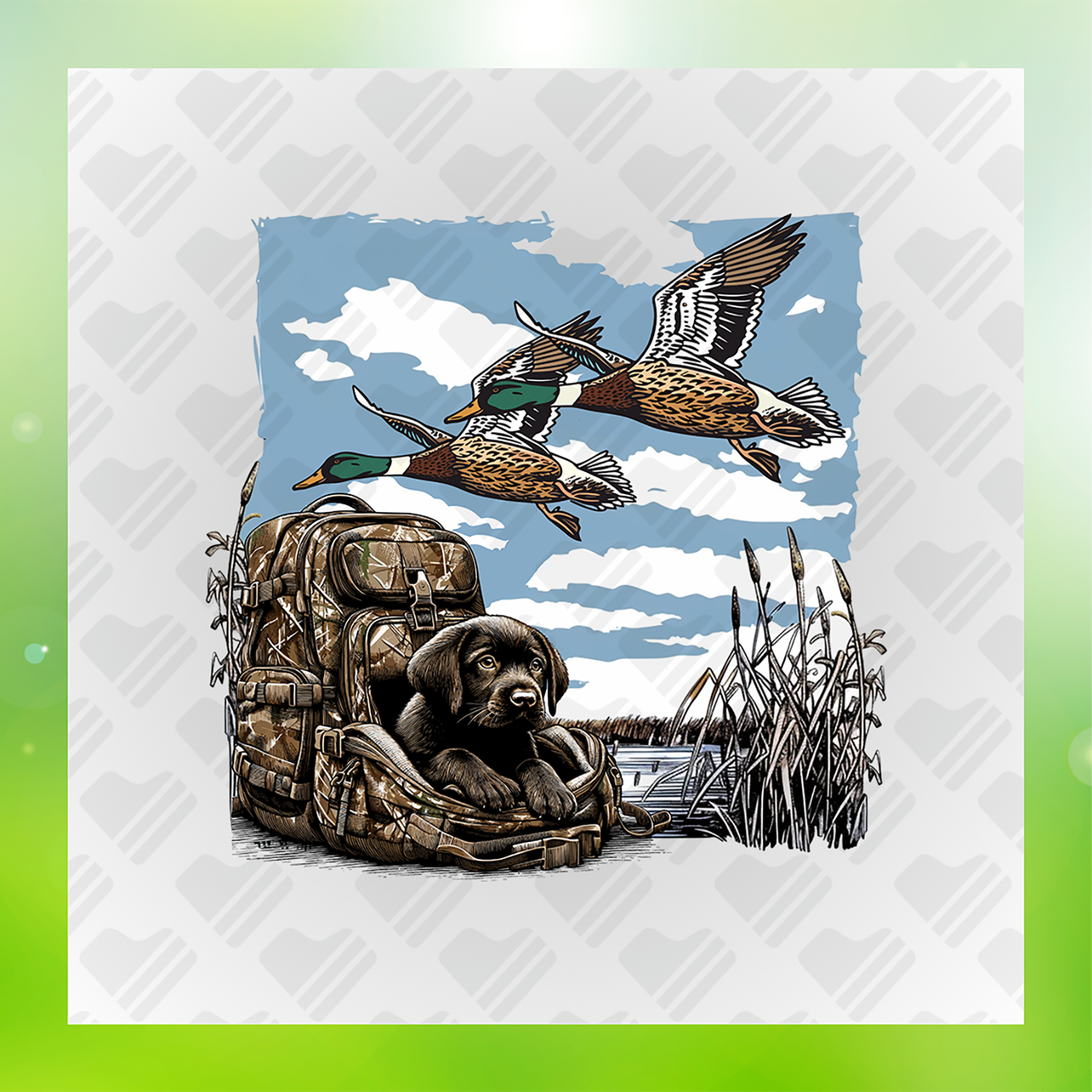 Raise 'Em Outdoors Transfer