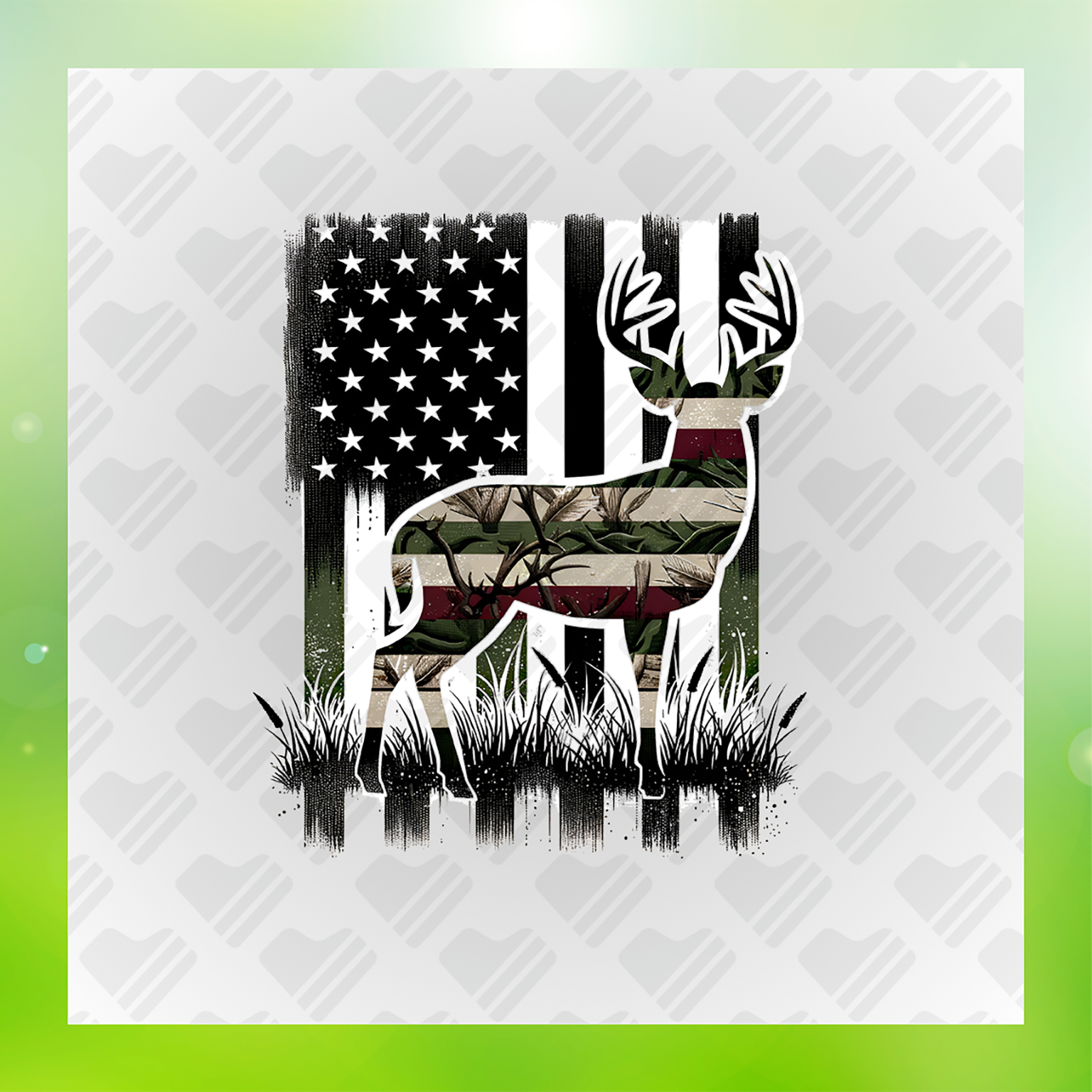 Deer Silhouette Transfer