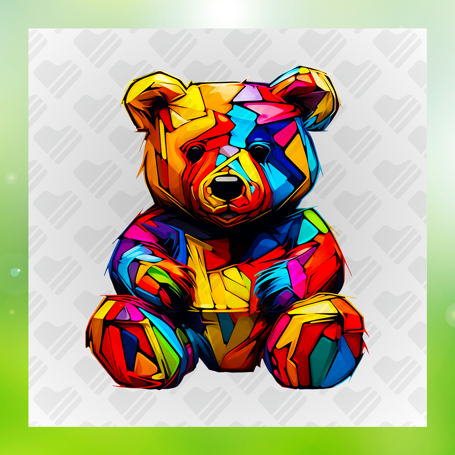 Abstract Bear Transfer