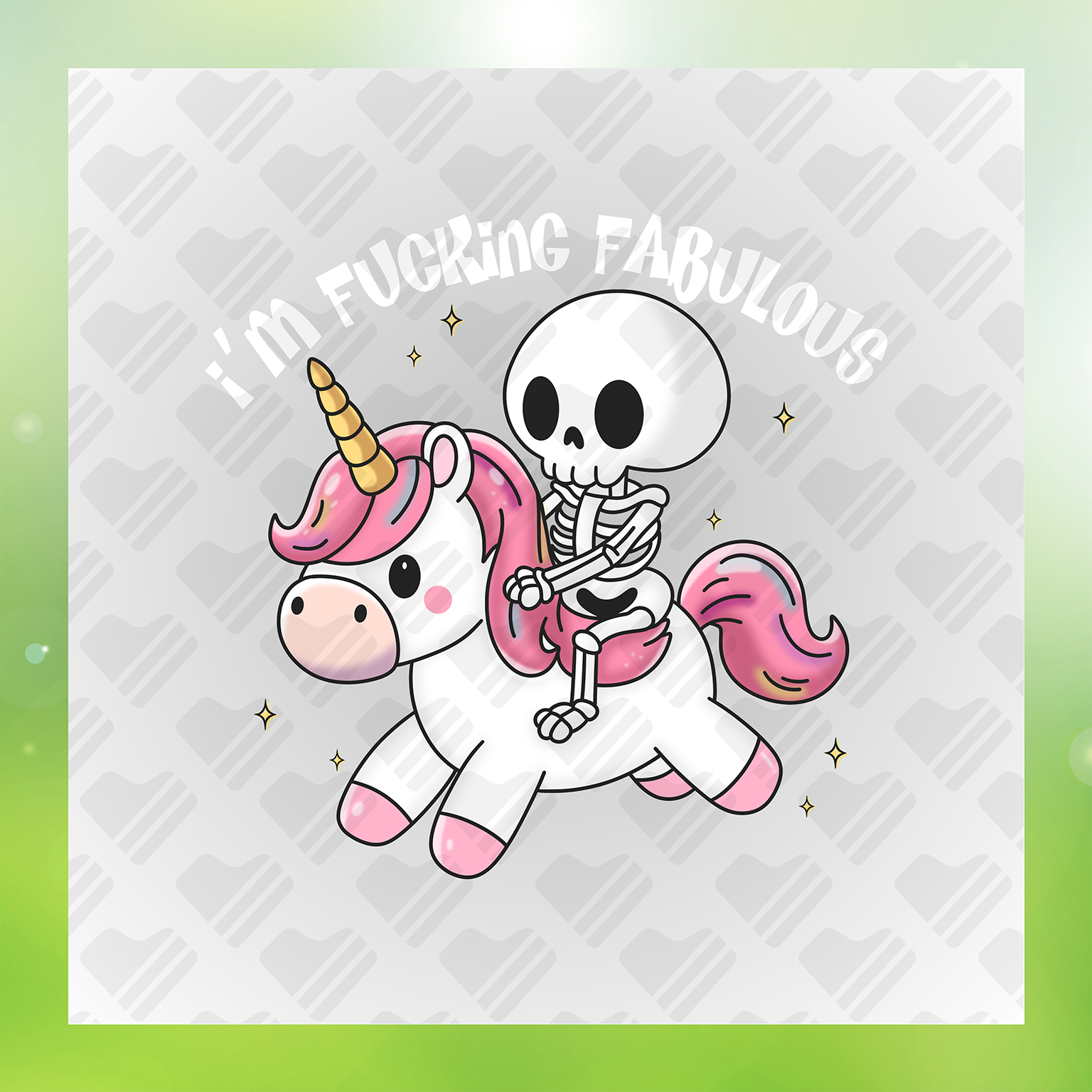 I'm F*cking Fabulous Transfer