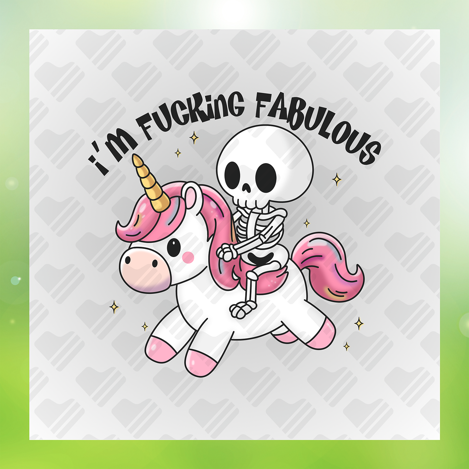 I'm F*cking Fabulous Transfer