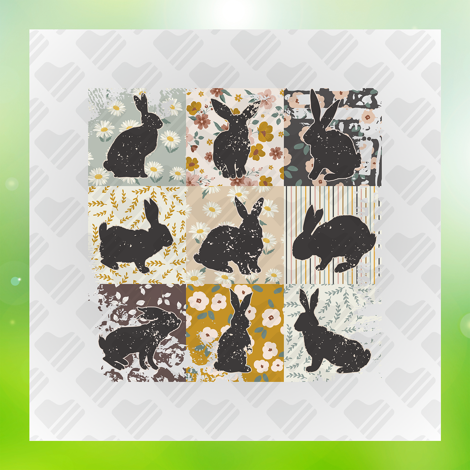 Earthy Tones And Floppy Ears Transfer