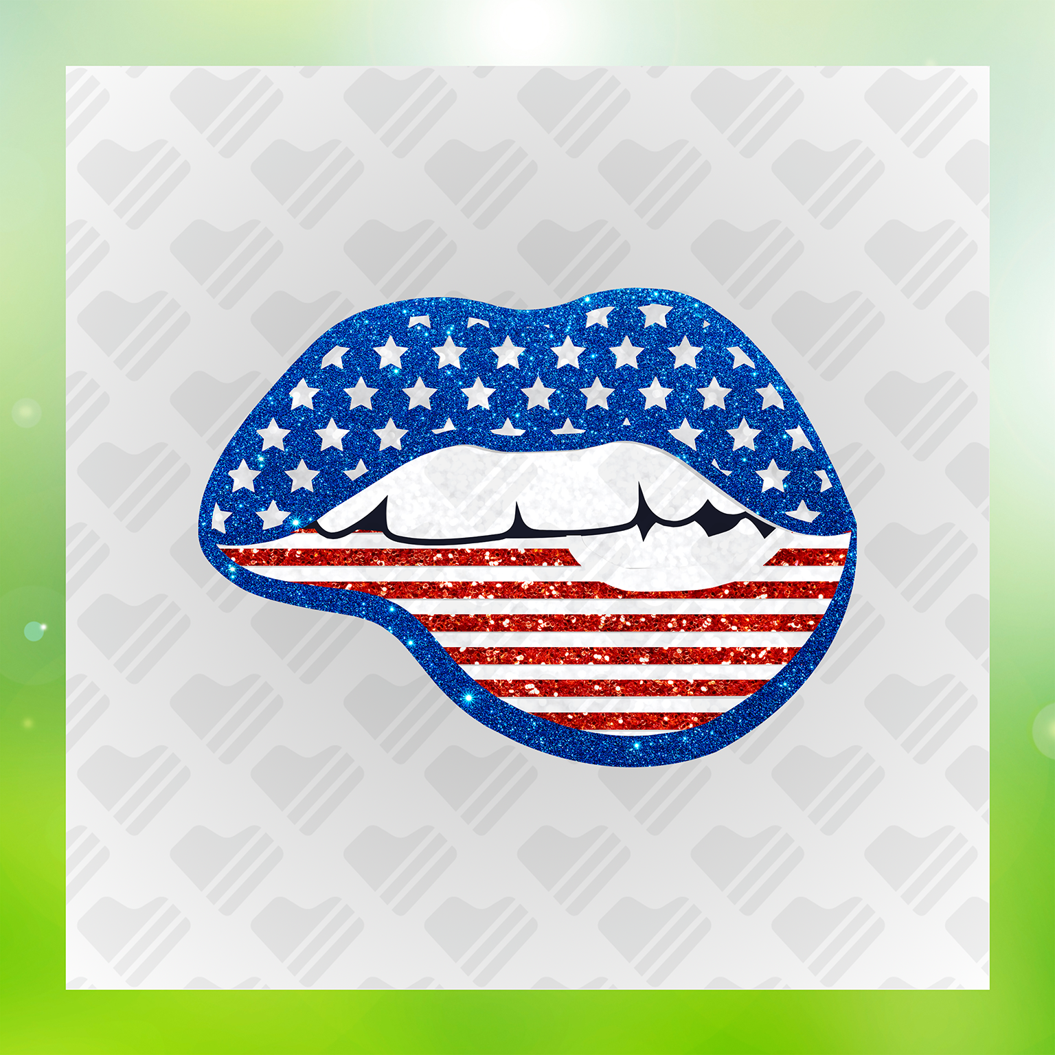 Firecracker Lips Transfer
