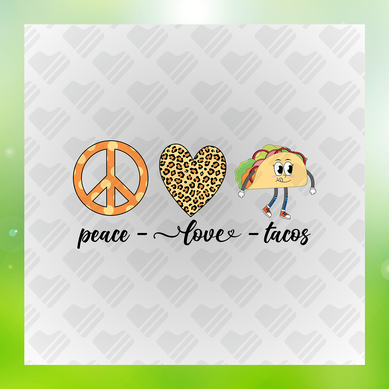 Peace Love Tacos Transfer