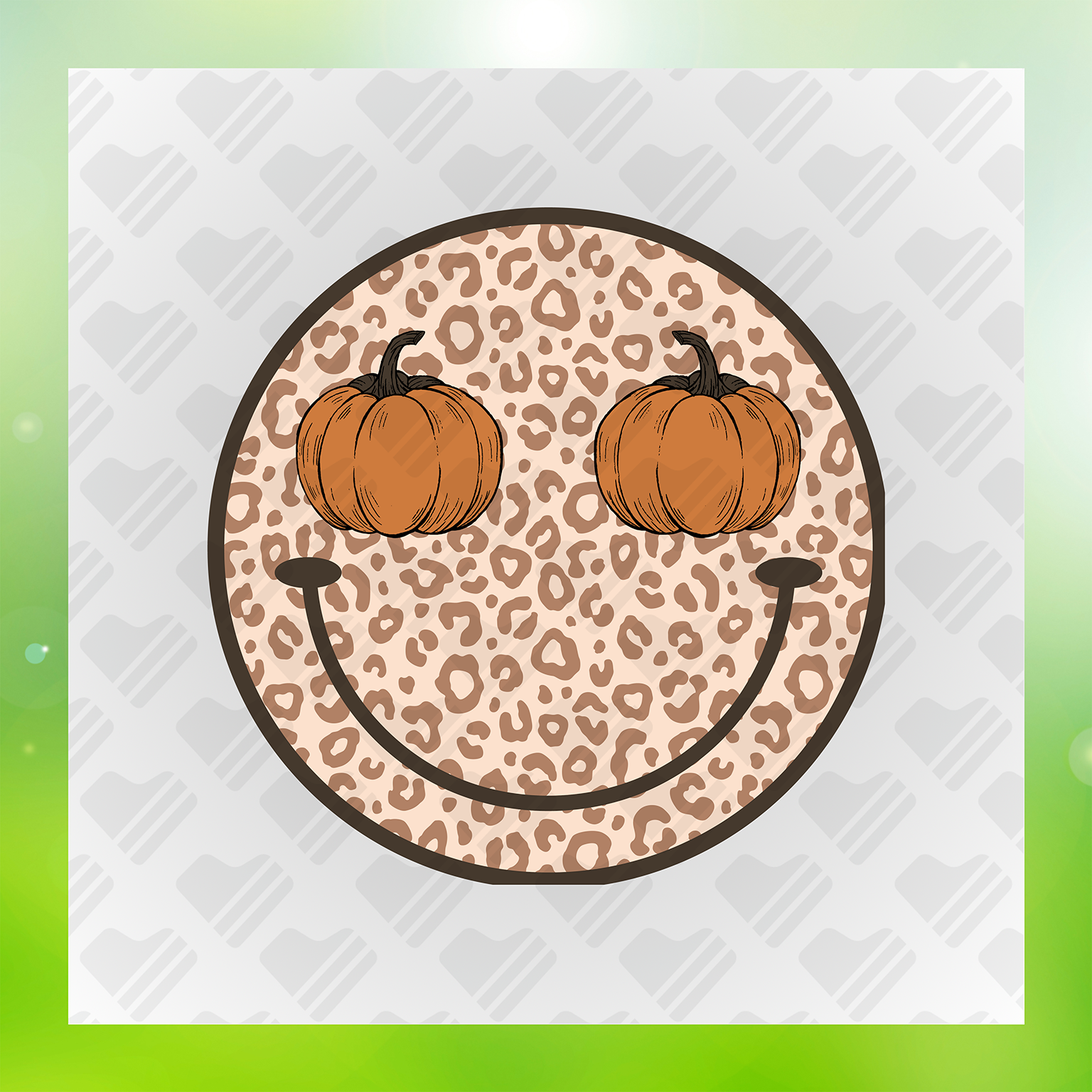 Emoji Pumpkin Eyes Transfer