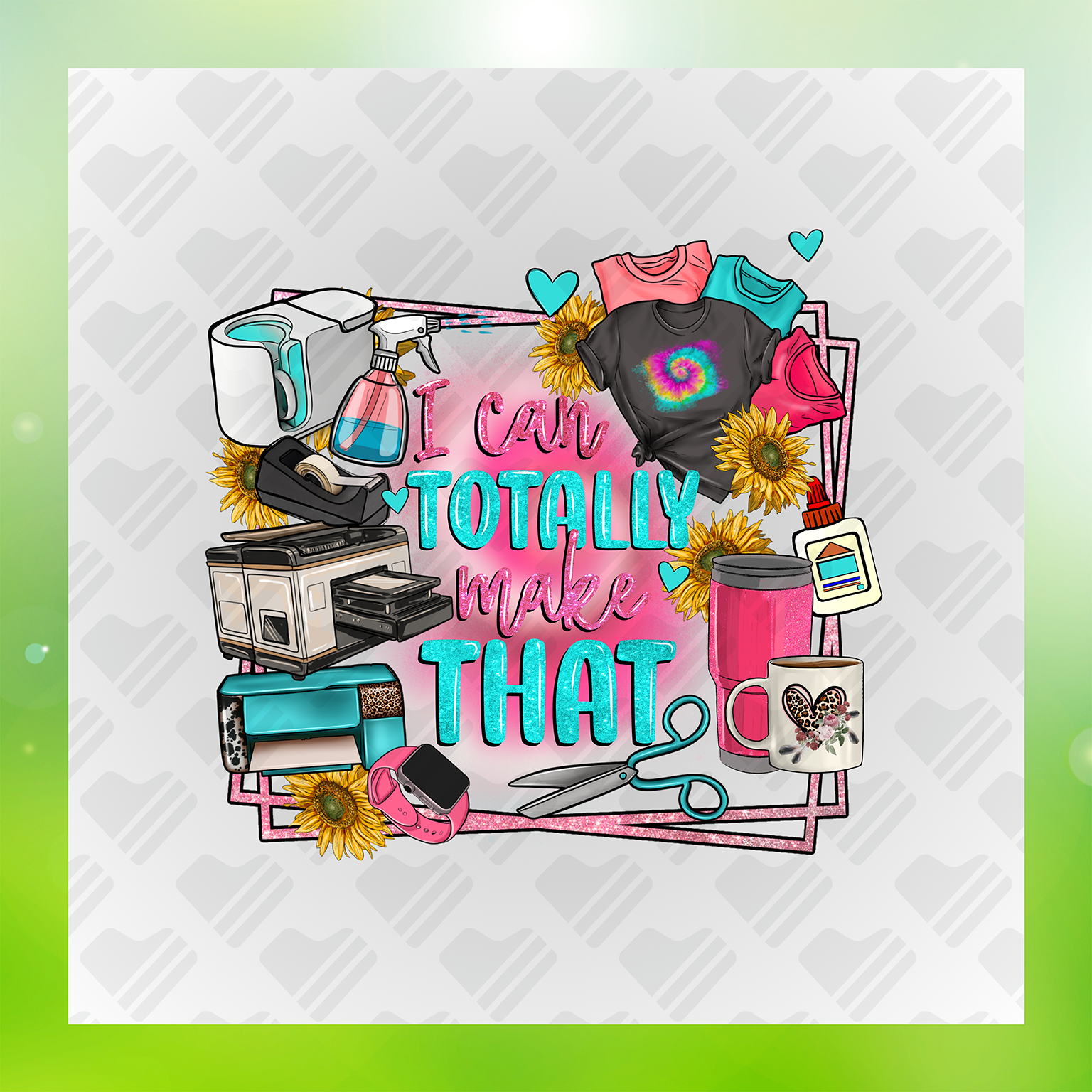 Recreation Peace, Love, Craft Transfer