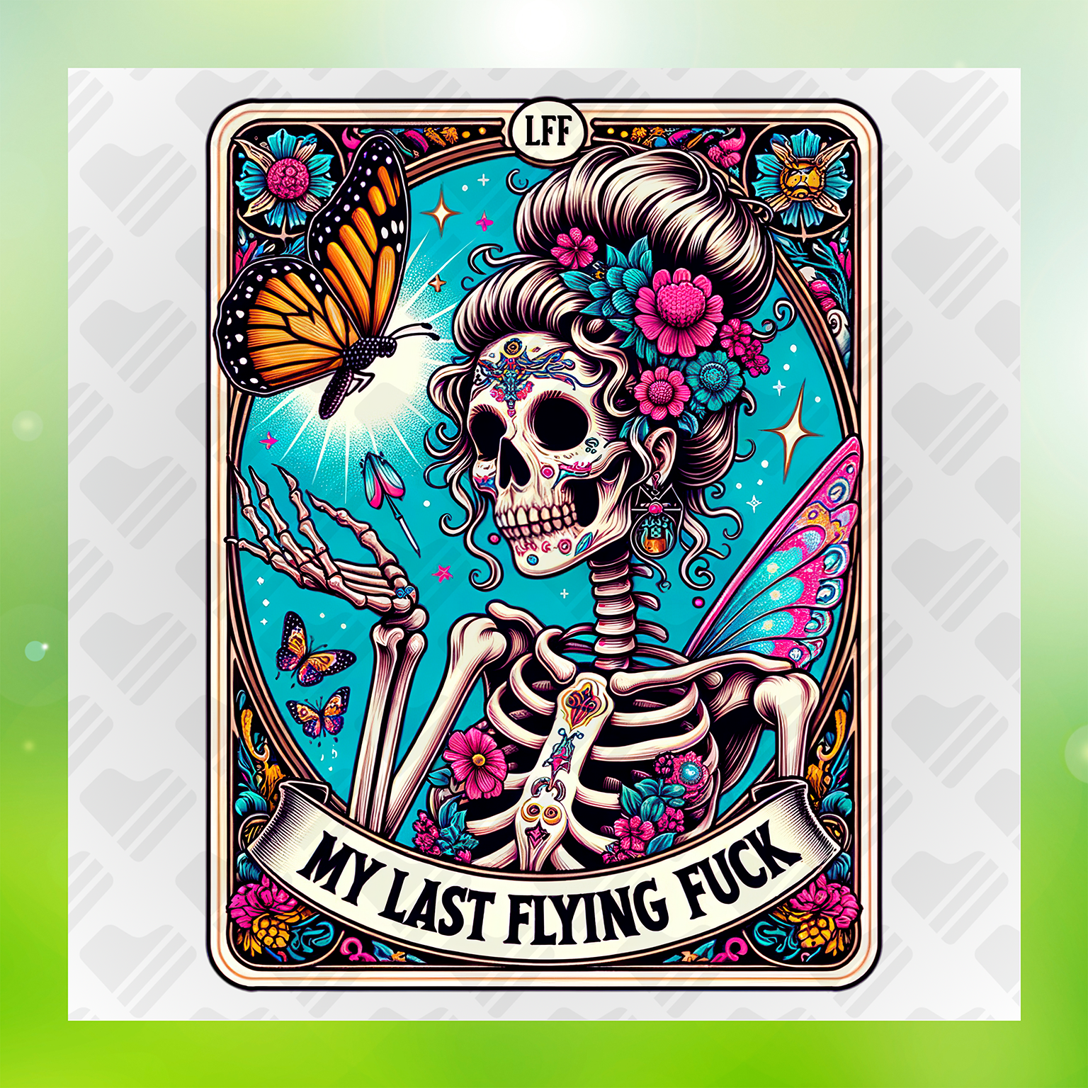 My Last Flying Fuck Skeleton Transfer