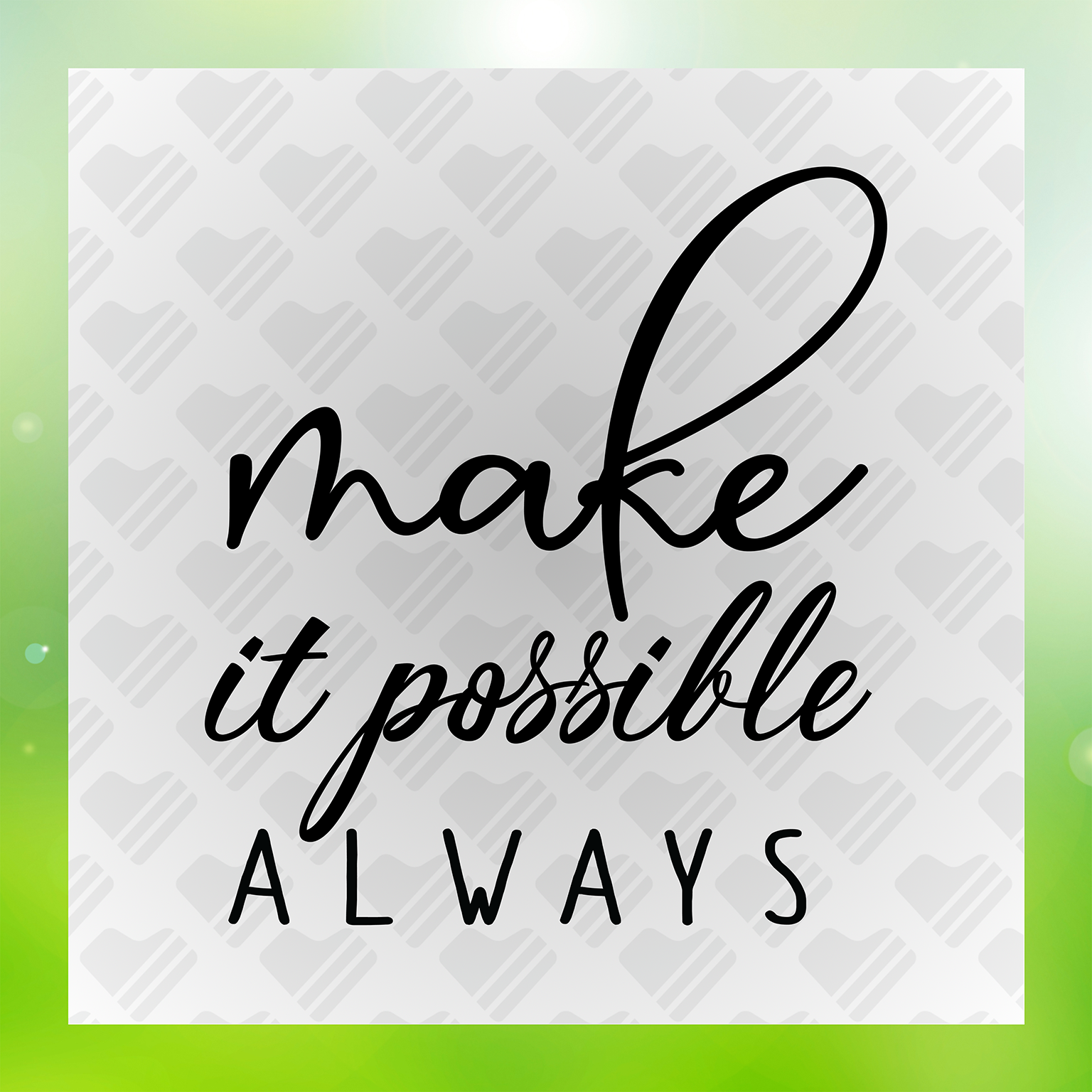 Make It Possible Always Transfer