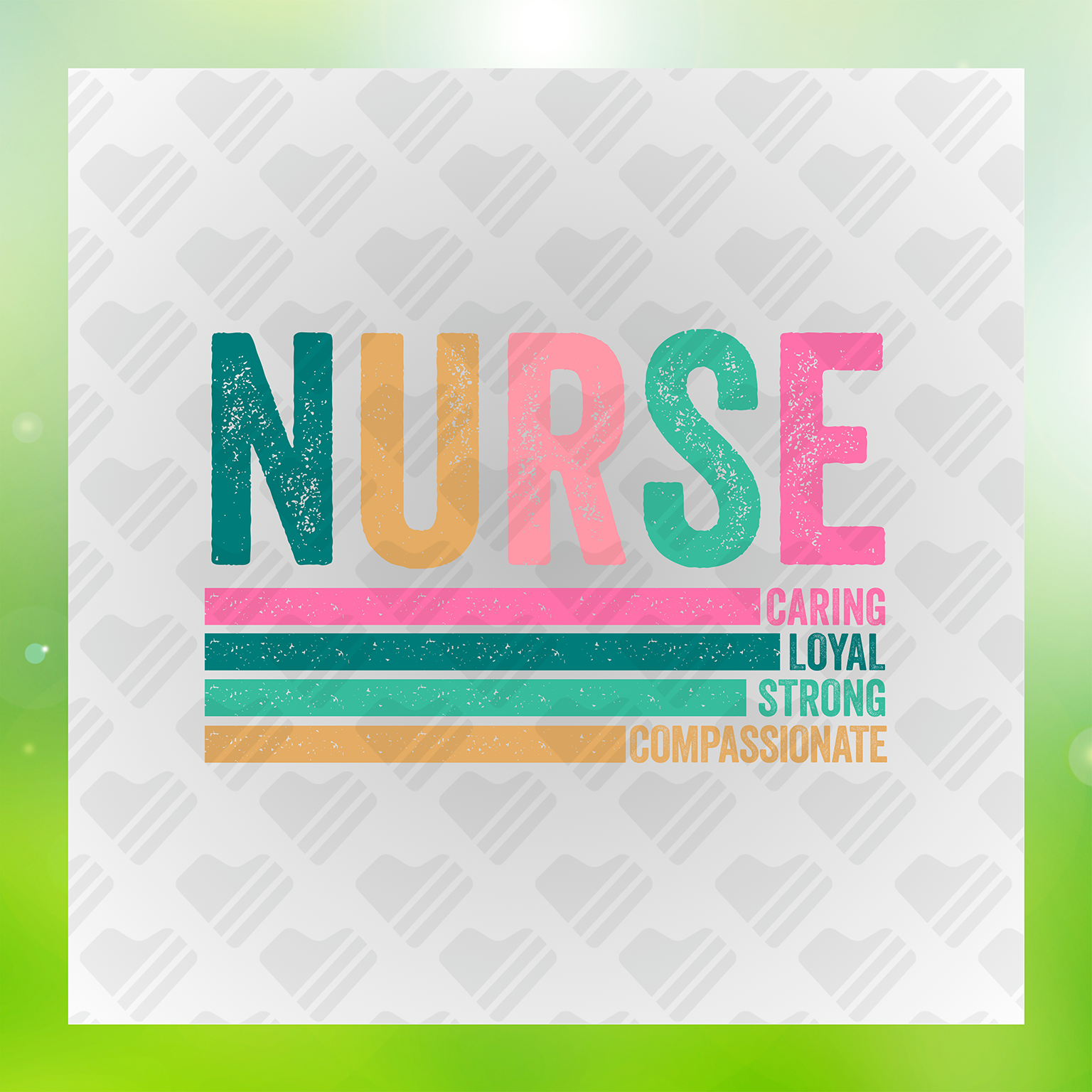 Caring Loyal Strong Compassionate Nurses Transfer