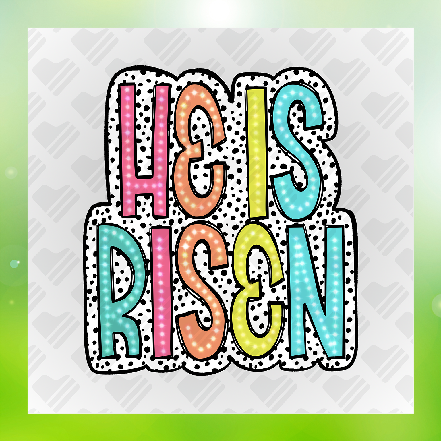 He Is Risen Transfer