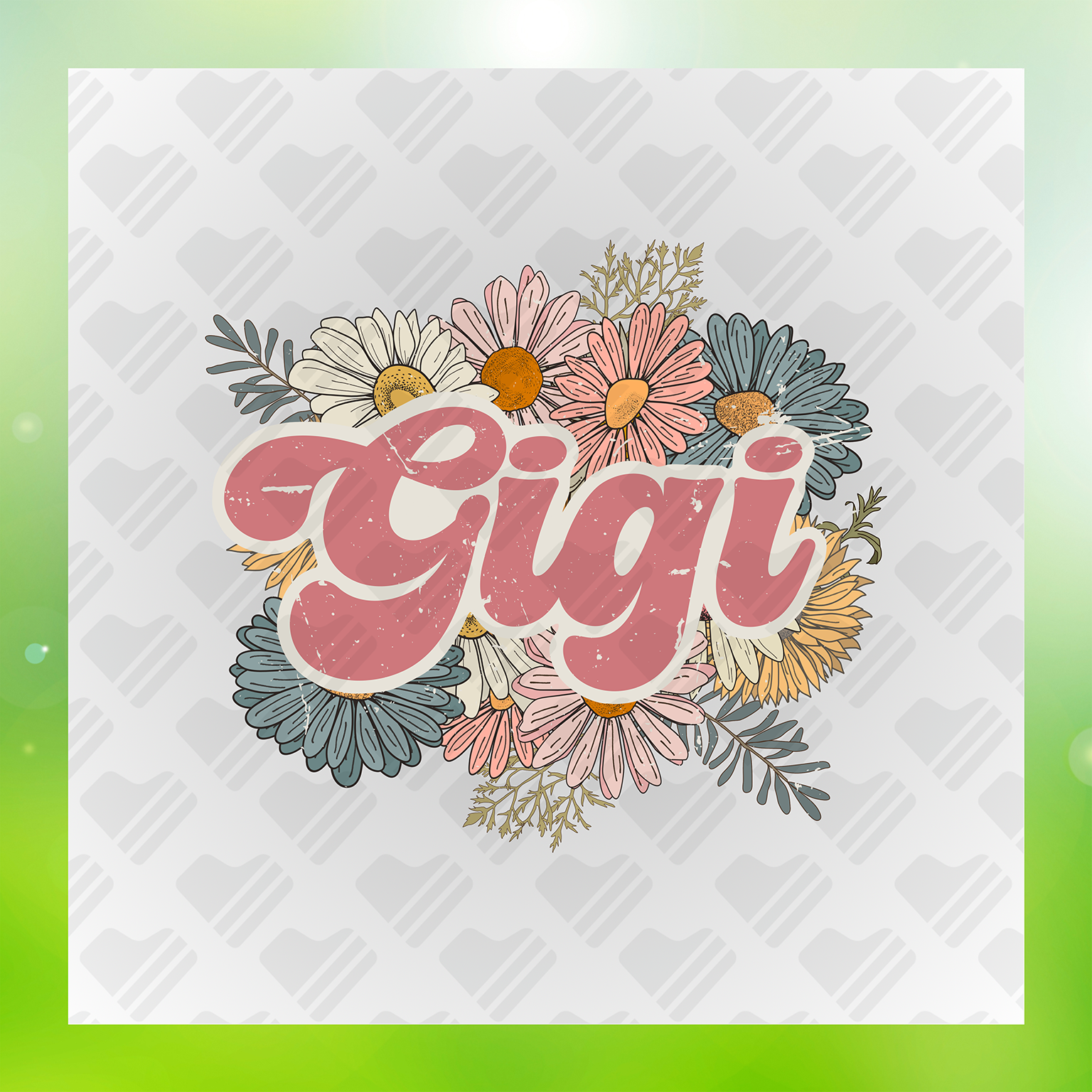 Flowers For Gigi Transfer