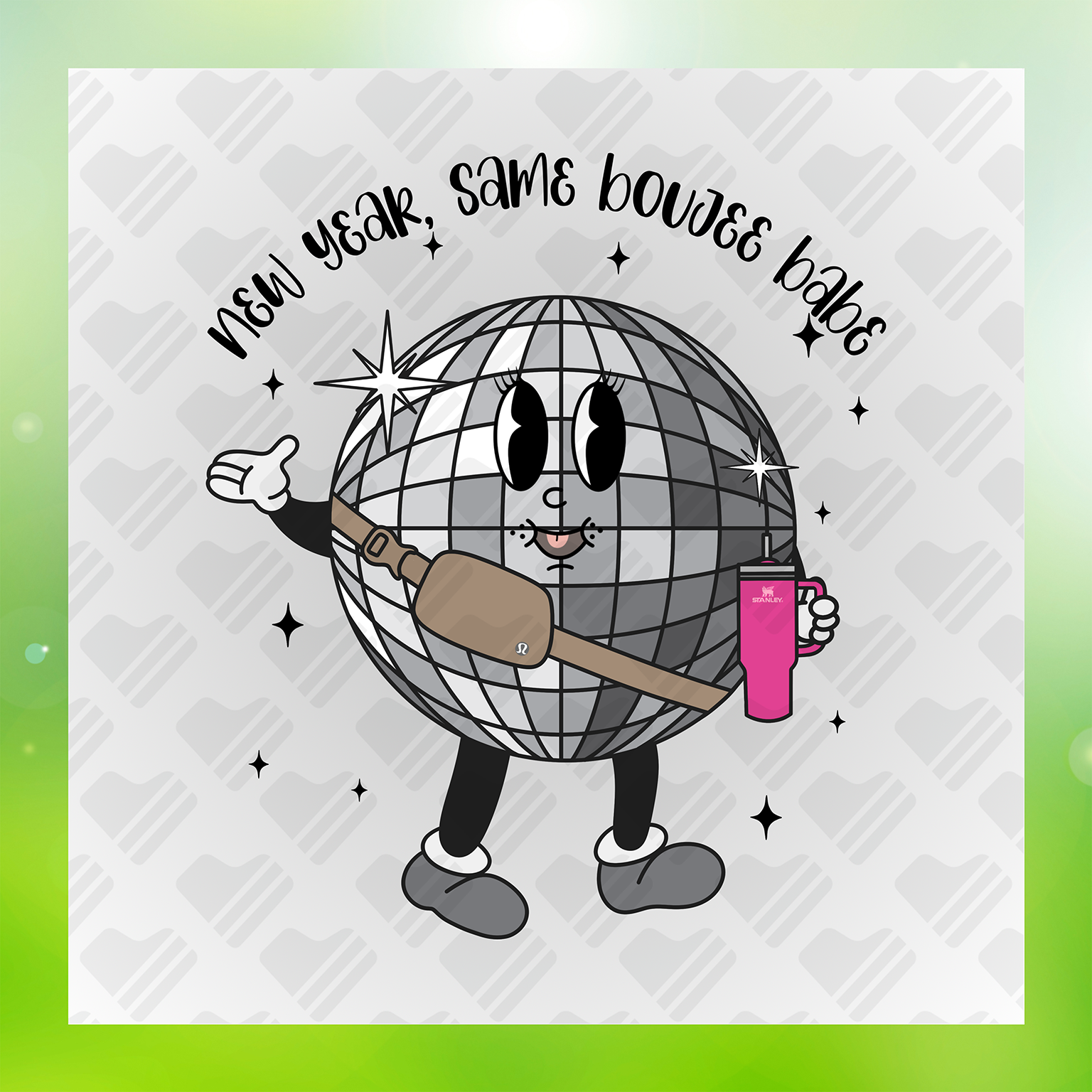 NewYear Bougie Babe Transfer