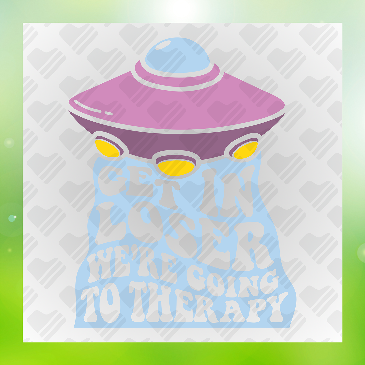 Get In Loser Were Going To Therapy Transfer