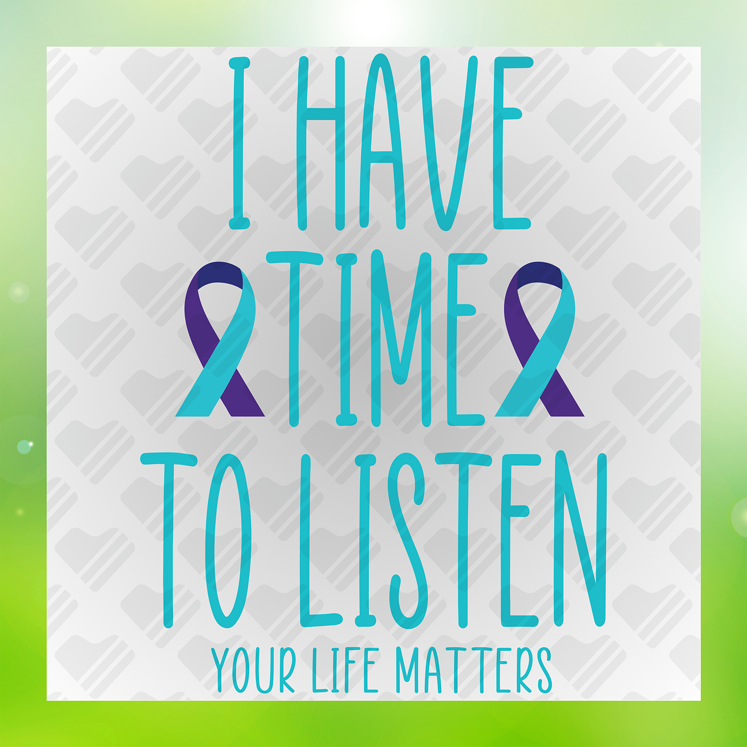 I Have Time To Listen, Your Life Matters Transfer