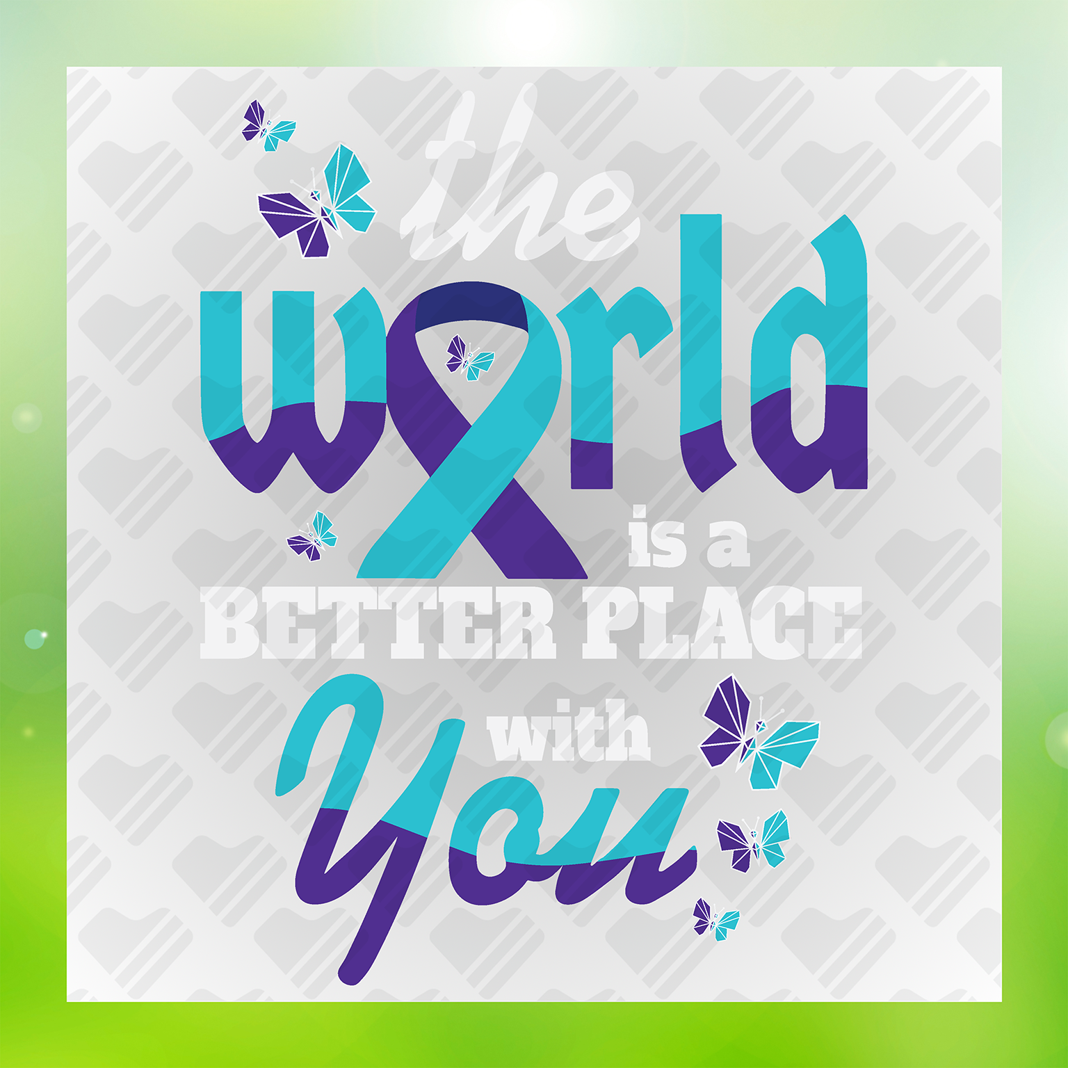 The World Is A Better Place With You Transfer