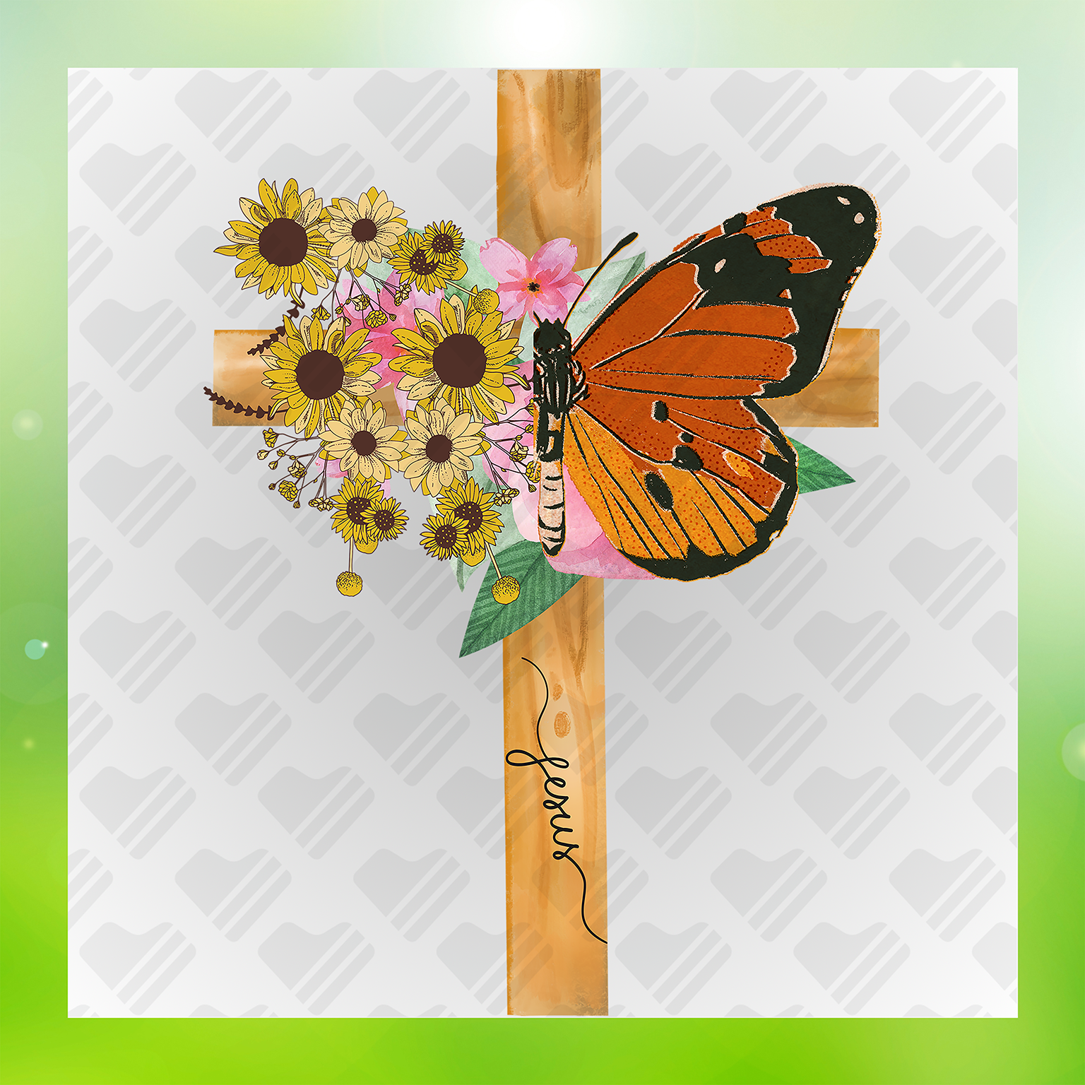 Jesus In the Center Transfer