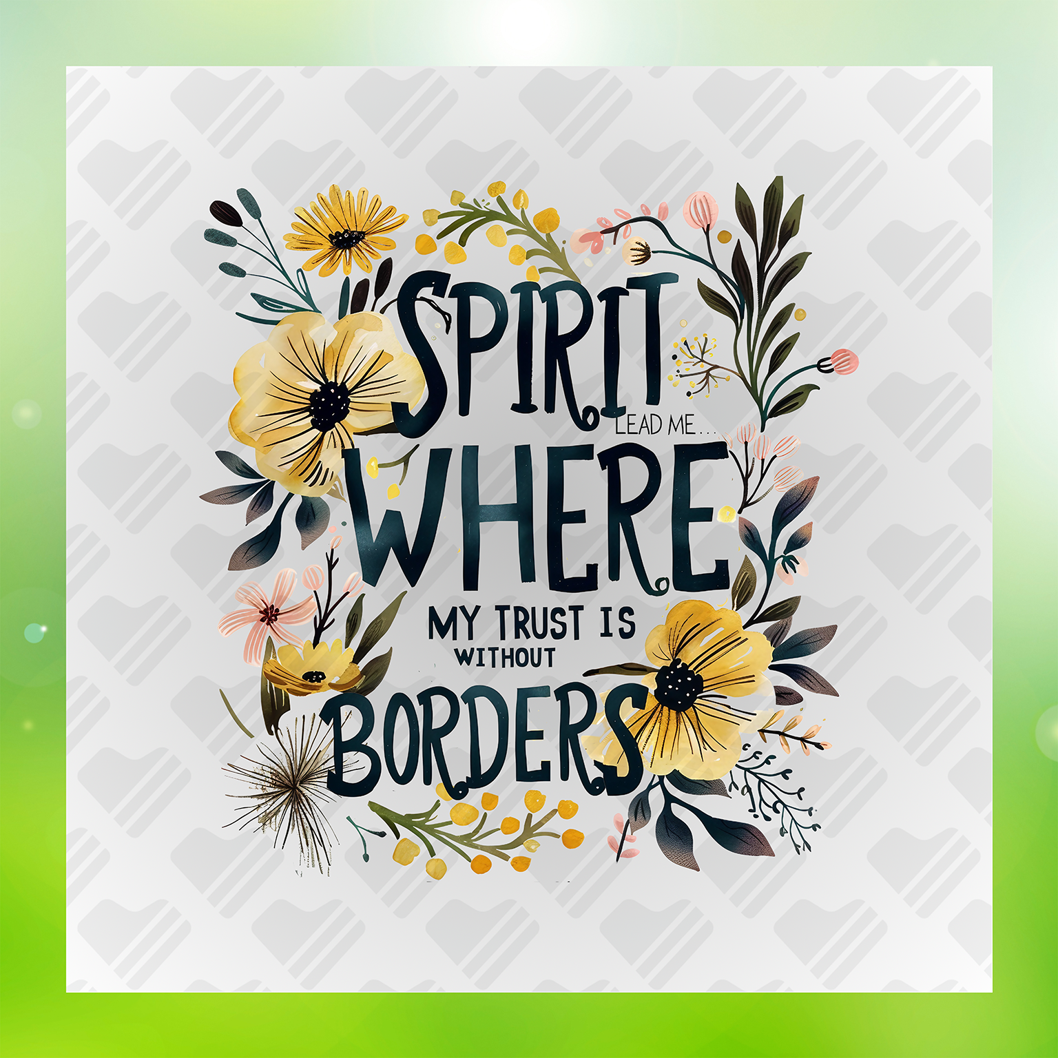 Spirit Lead Me Where My Trust is Transfer