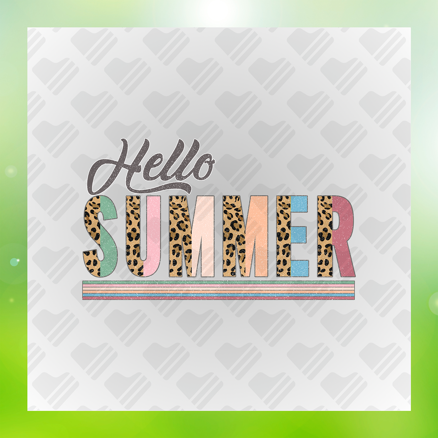 Seasonal Hello Summer Transfer