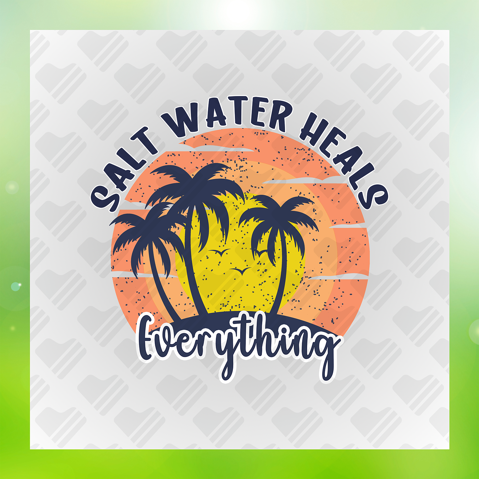 Summer Salt Water Heals Everything Transfer