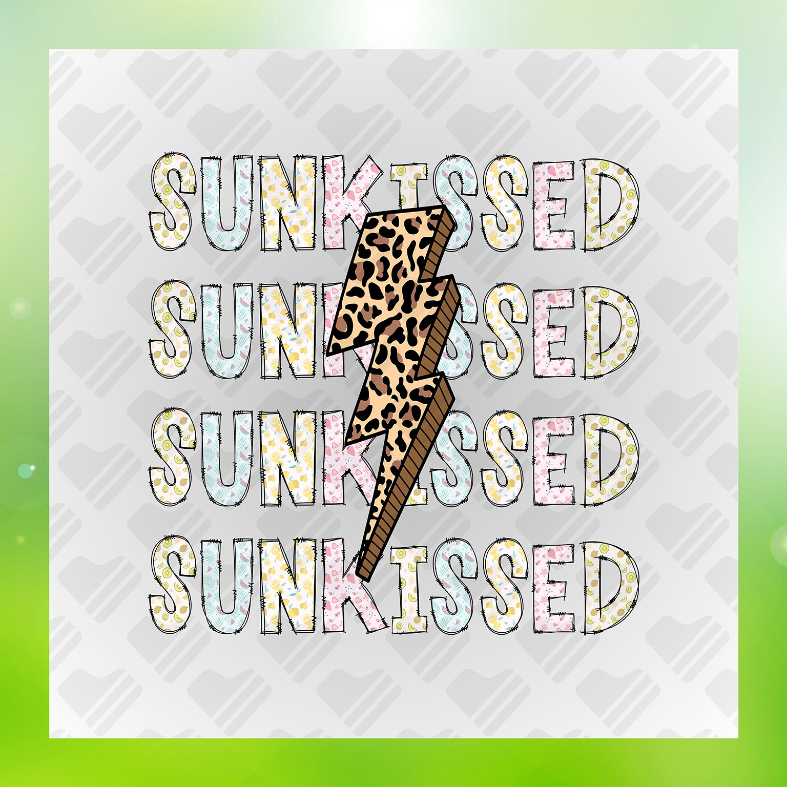 Summer Sunkissed Transfer