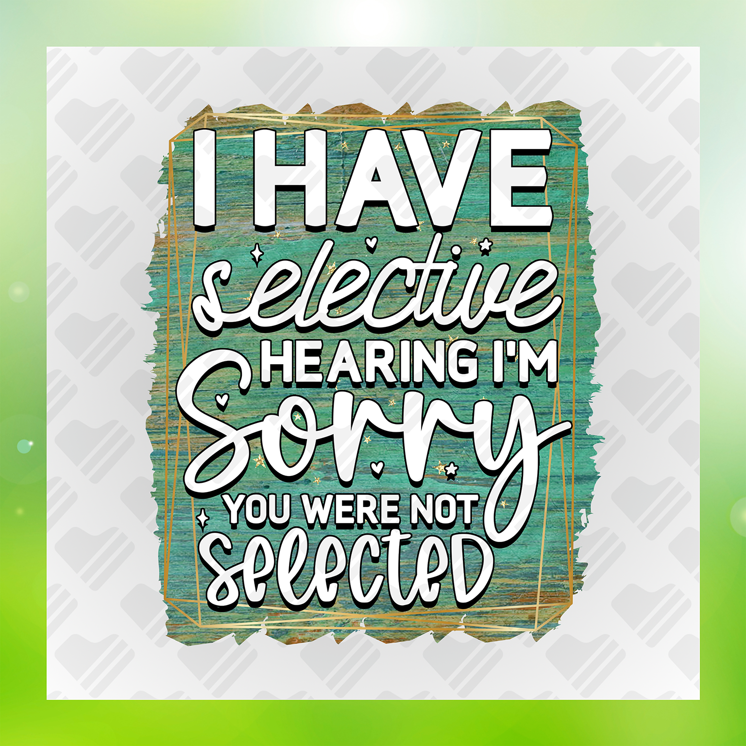 Sorry You Were Not Selected Transfer