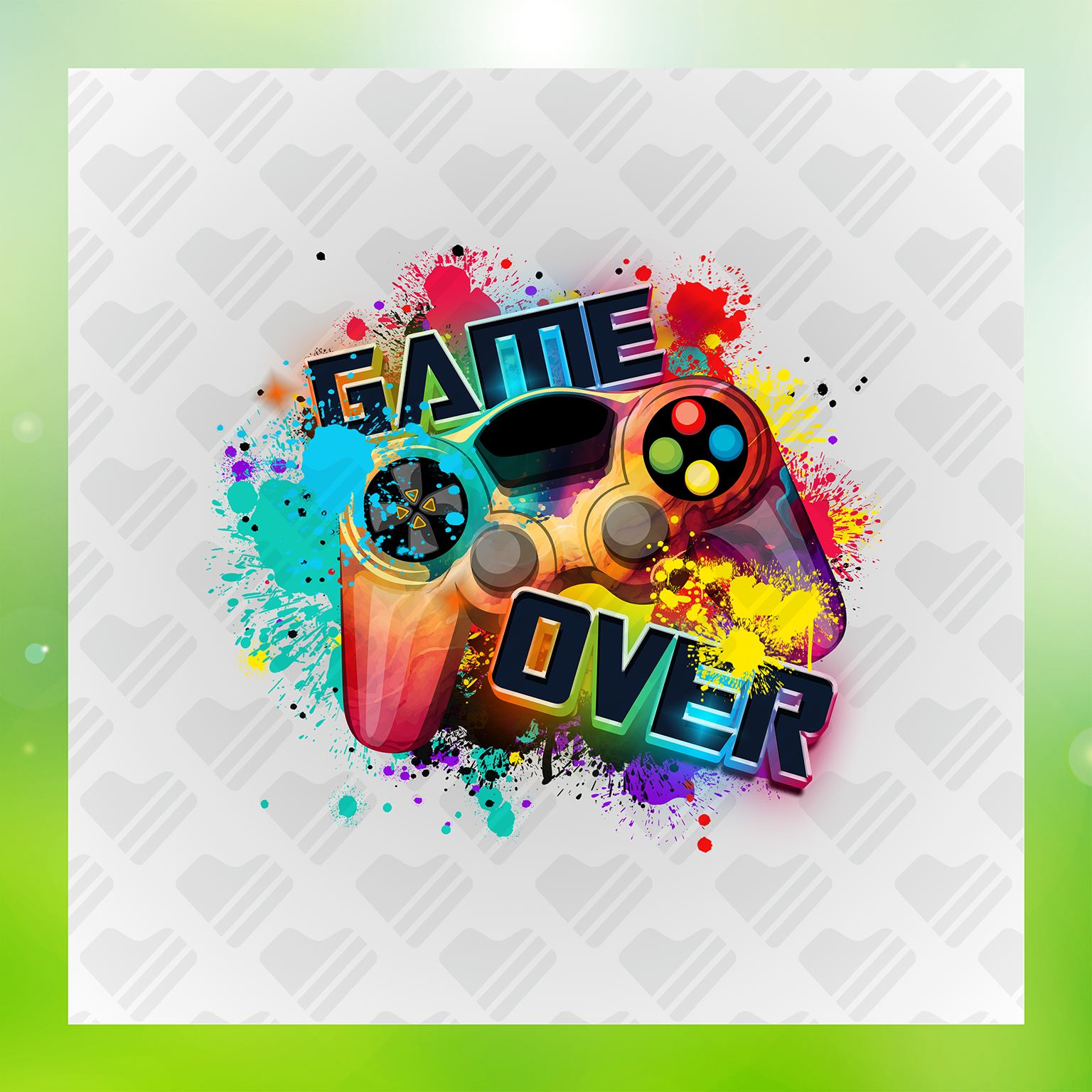 Explosive Color Game Over Transfer