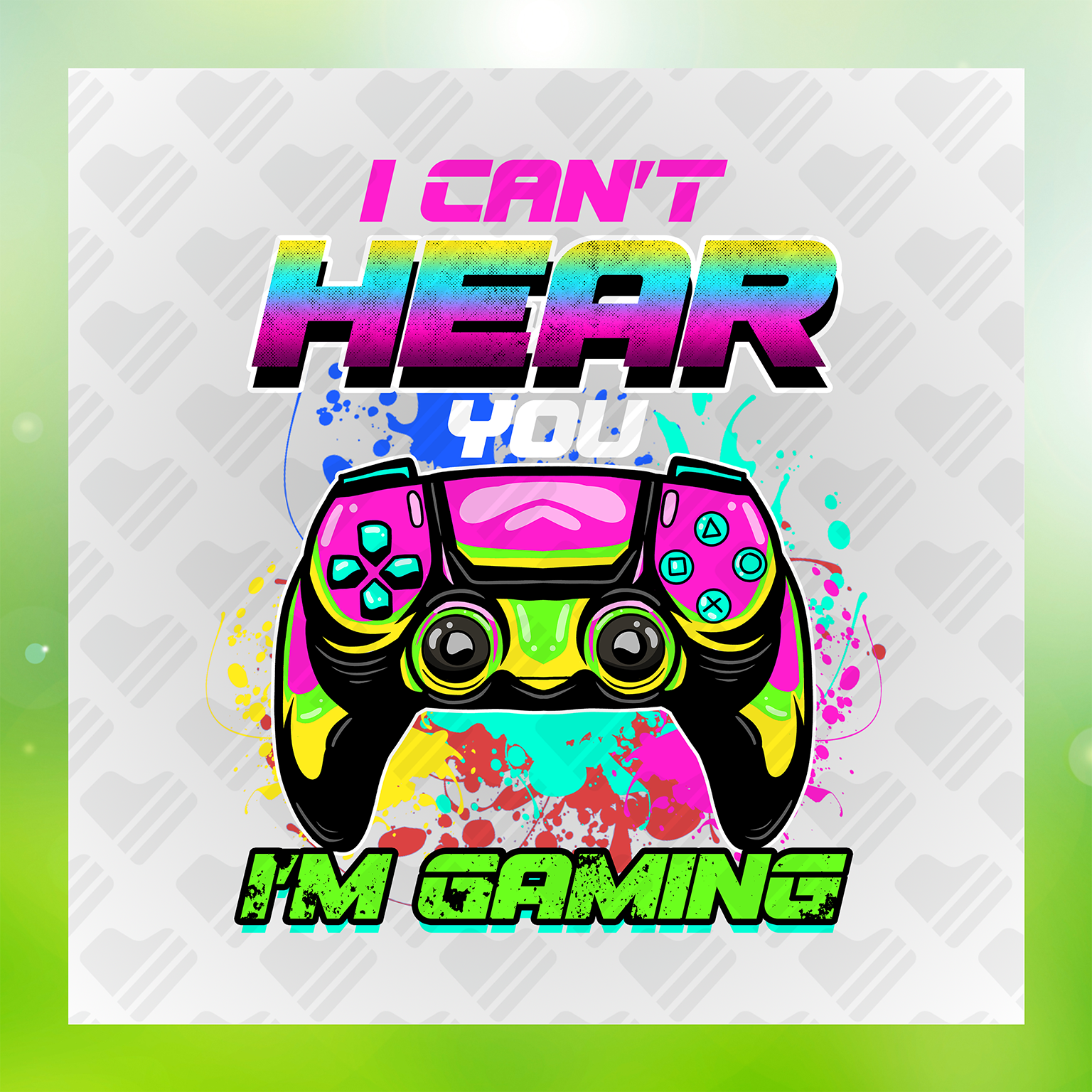 I Can't Hear You I'm Gaming Transfer