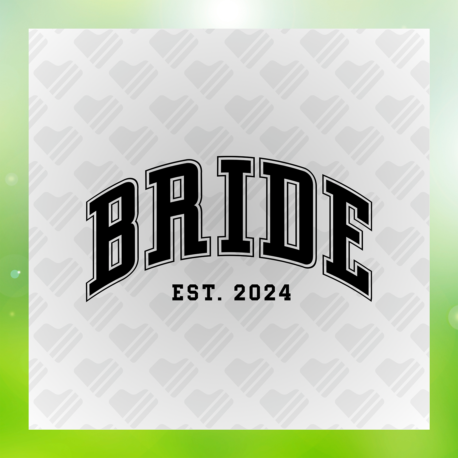 Bold Black And White Wedding Gift Transfer