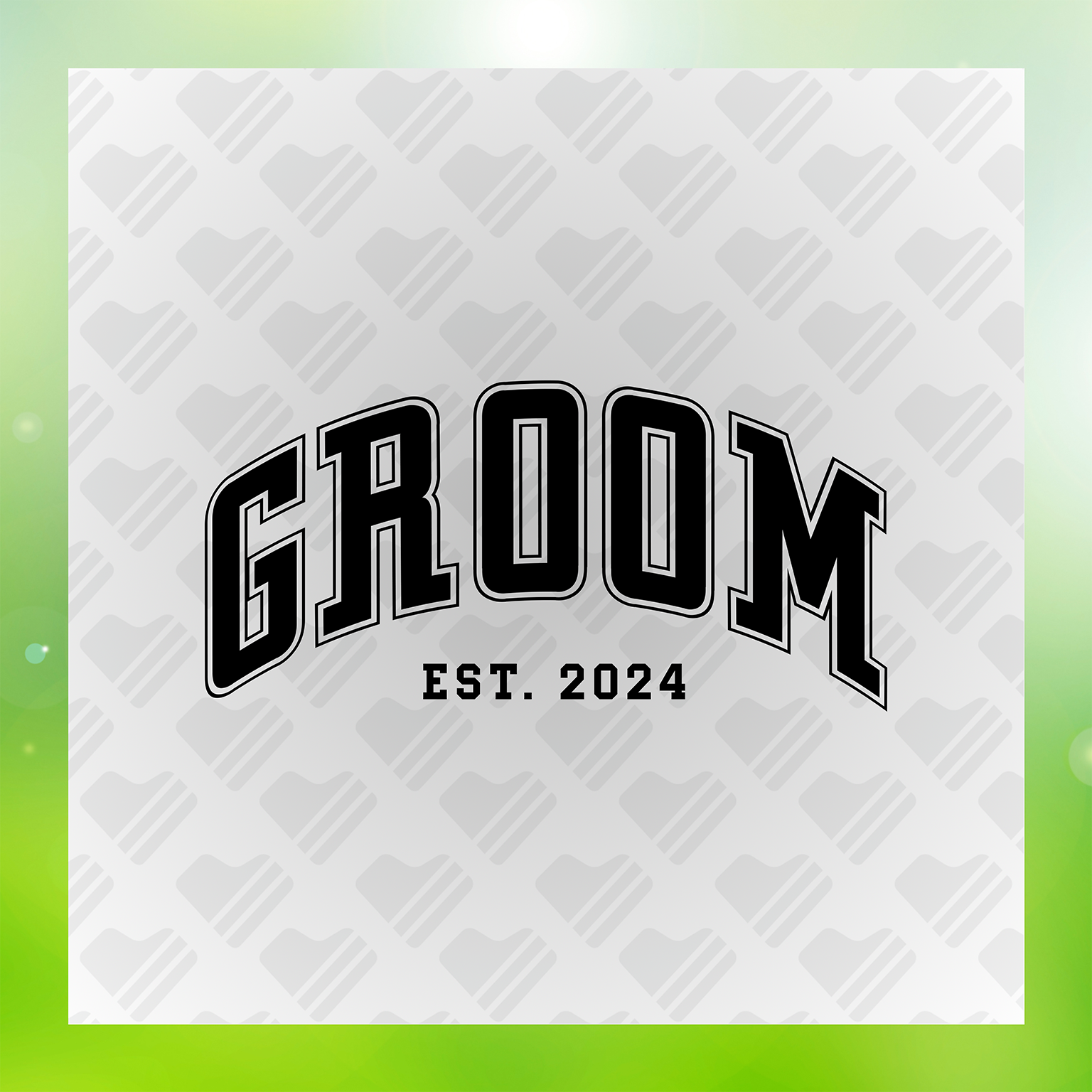 Bold Black And White Wedding Gift Transfer