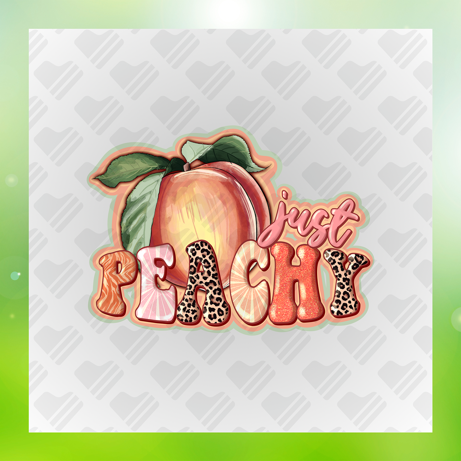Summer Just Peachy Transfer