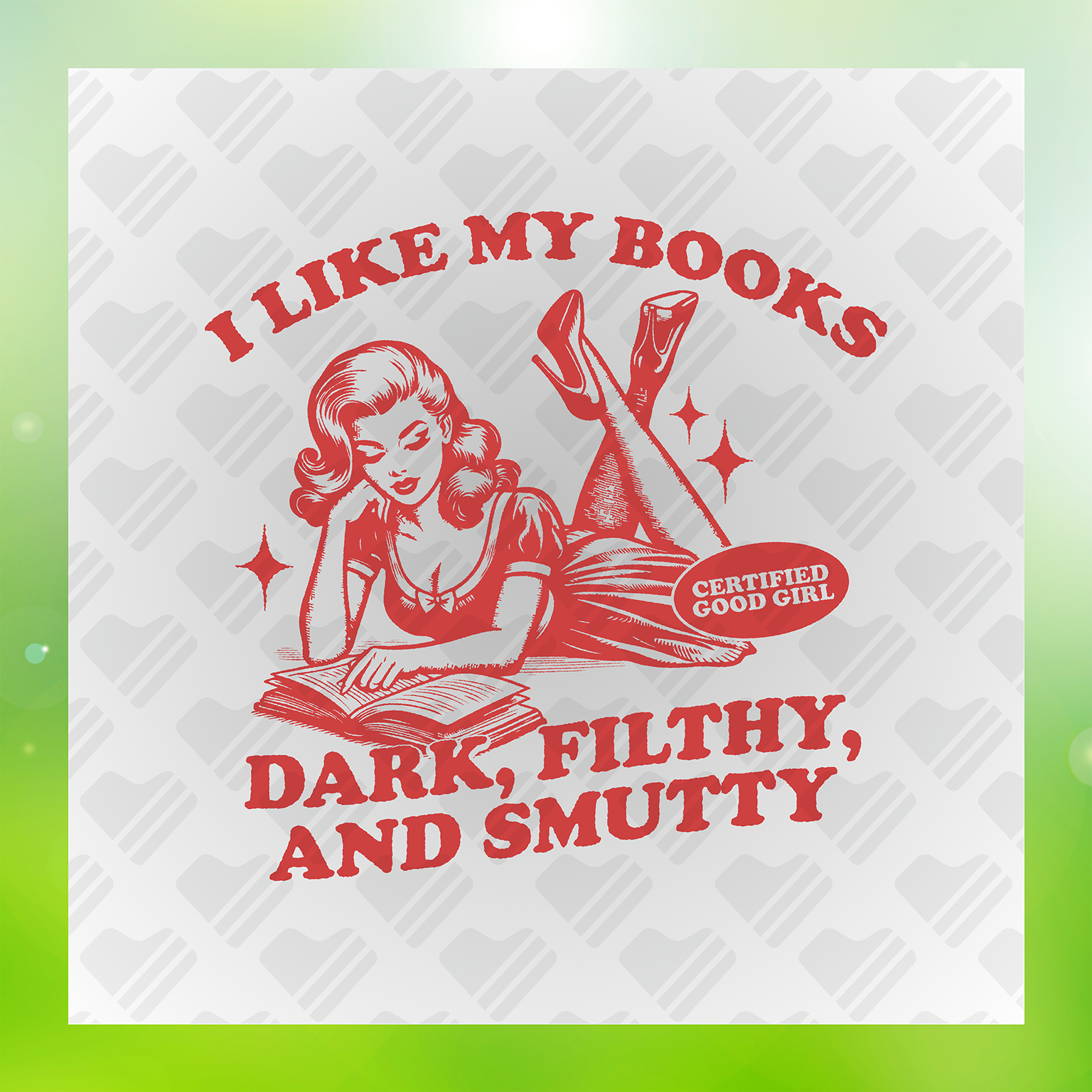 I Like My Books Dark Filthy And Smutty Transfer