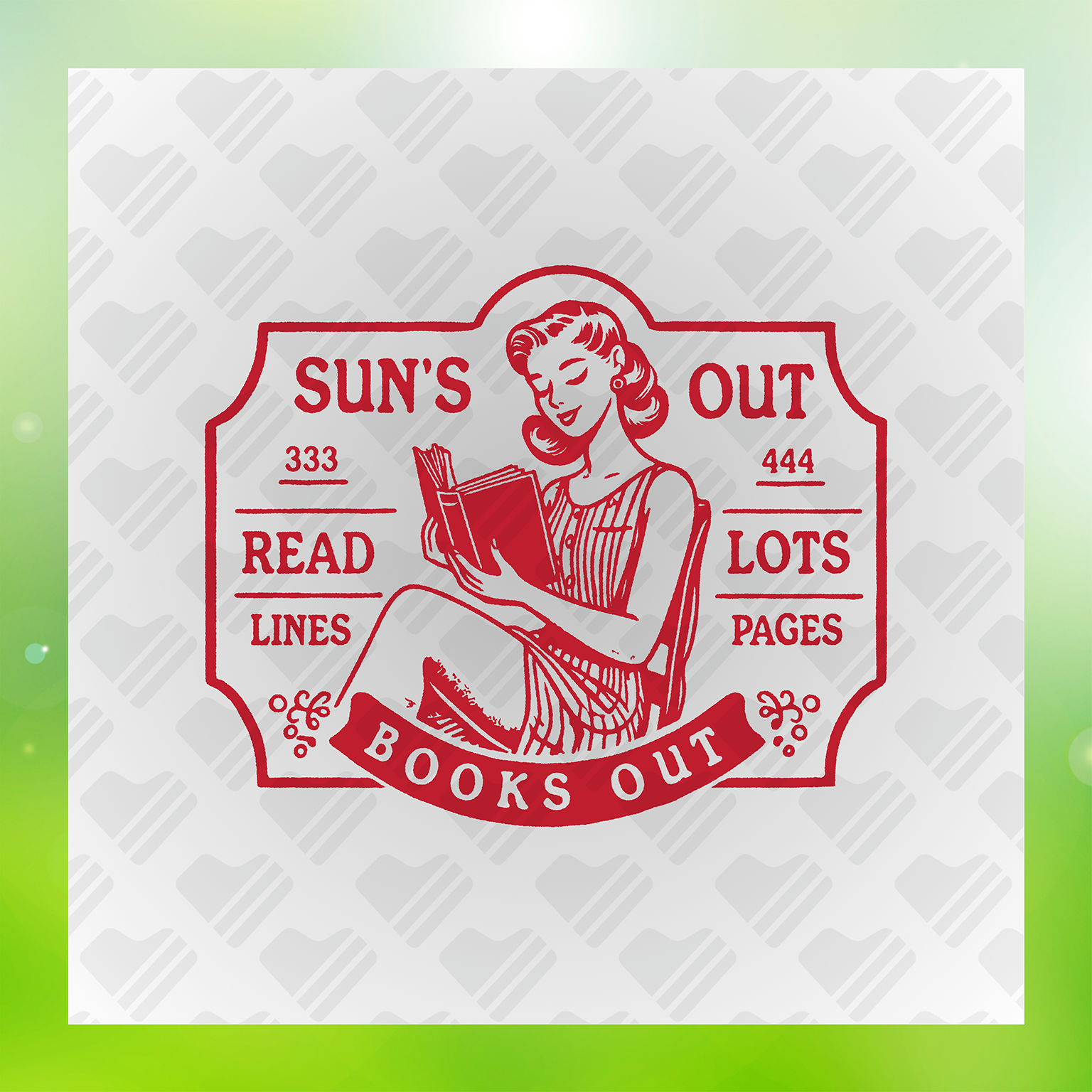 Sun's Out Read Lines Lots Pages Transfer