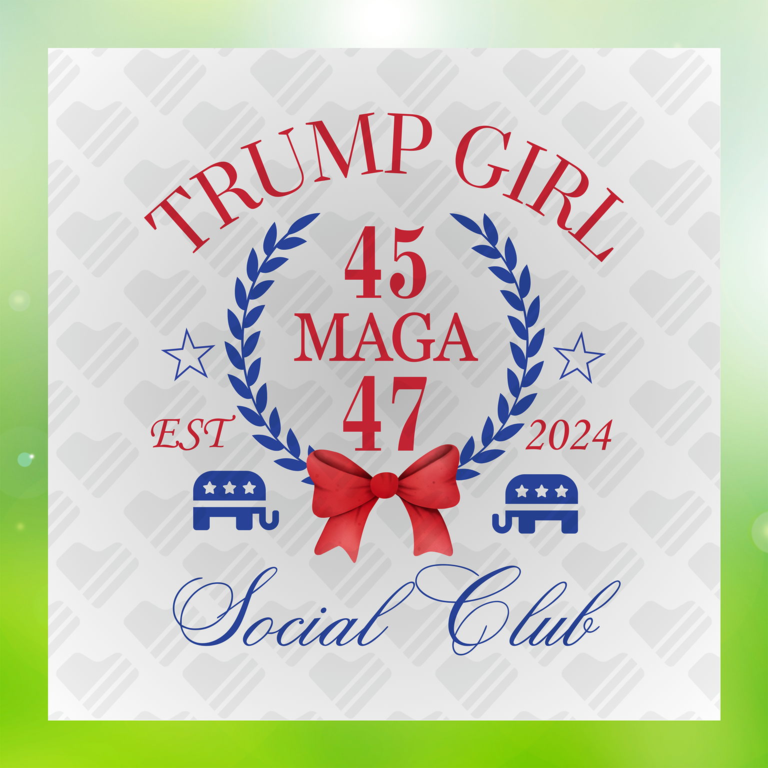 Trump Girl Social Club Est 2024 Transfer