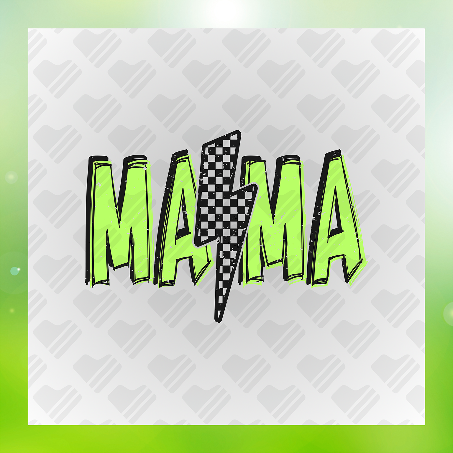 Checkerboard Cool Mama Transfer