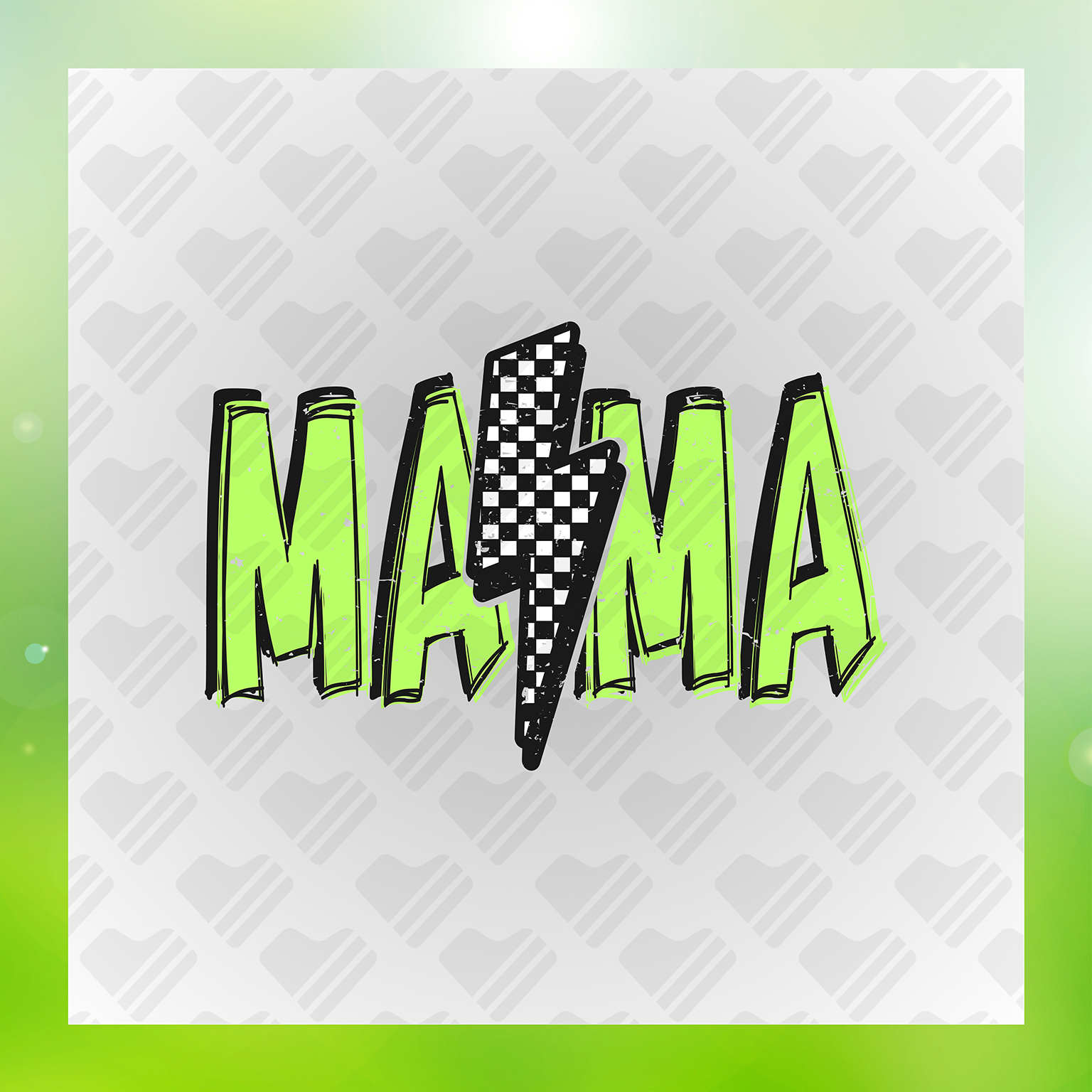 Checkerboard Cool Mama Transfer
