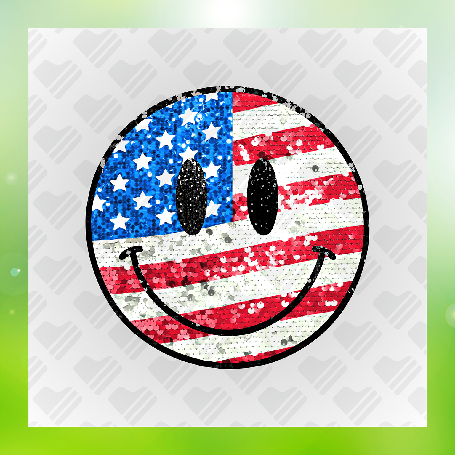 USA Flag Design Emoji Transfer