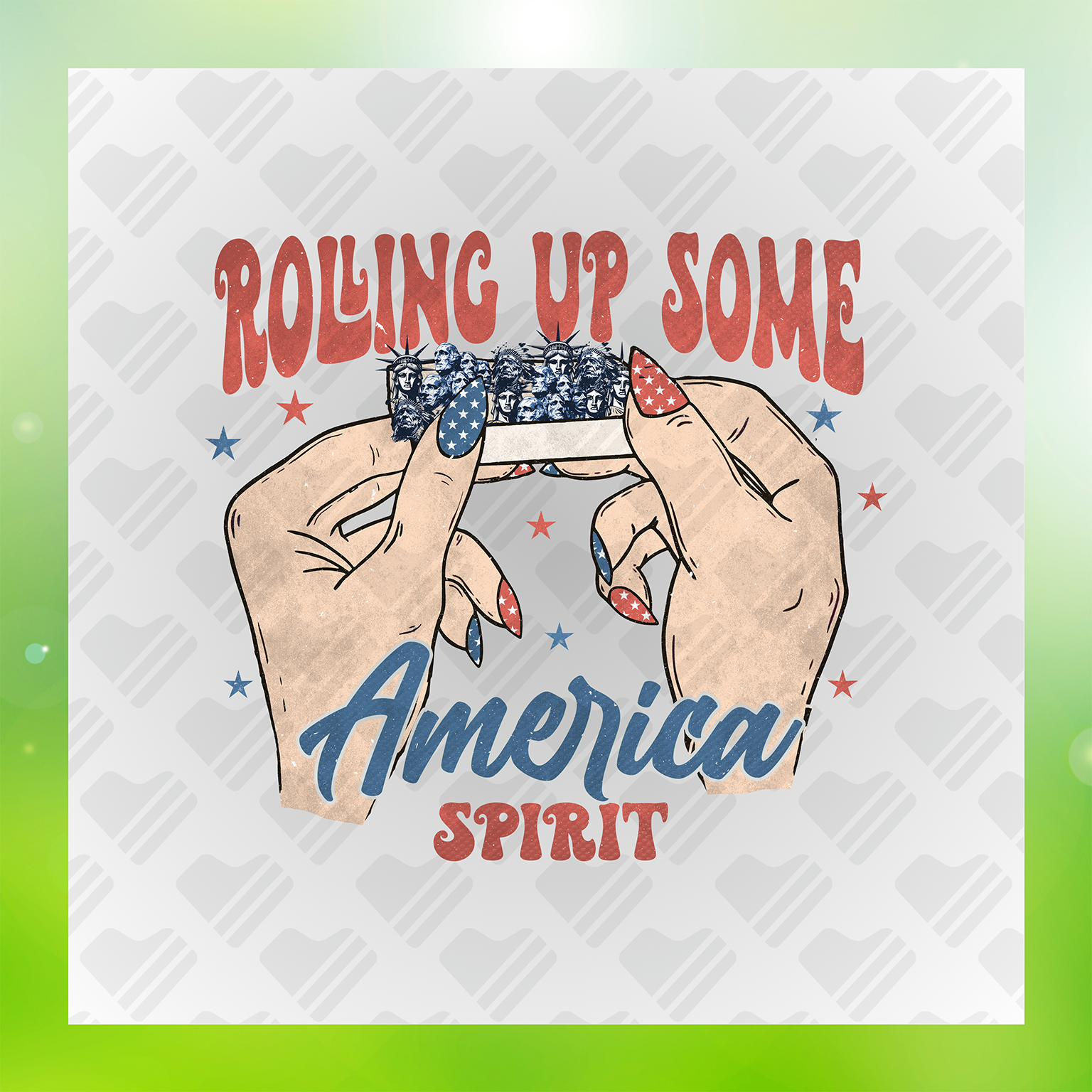 Rolling Up Some America Spirit Transfer