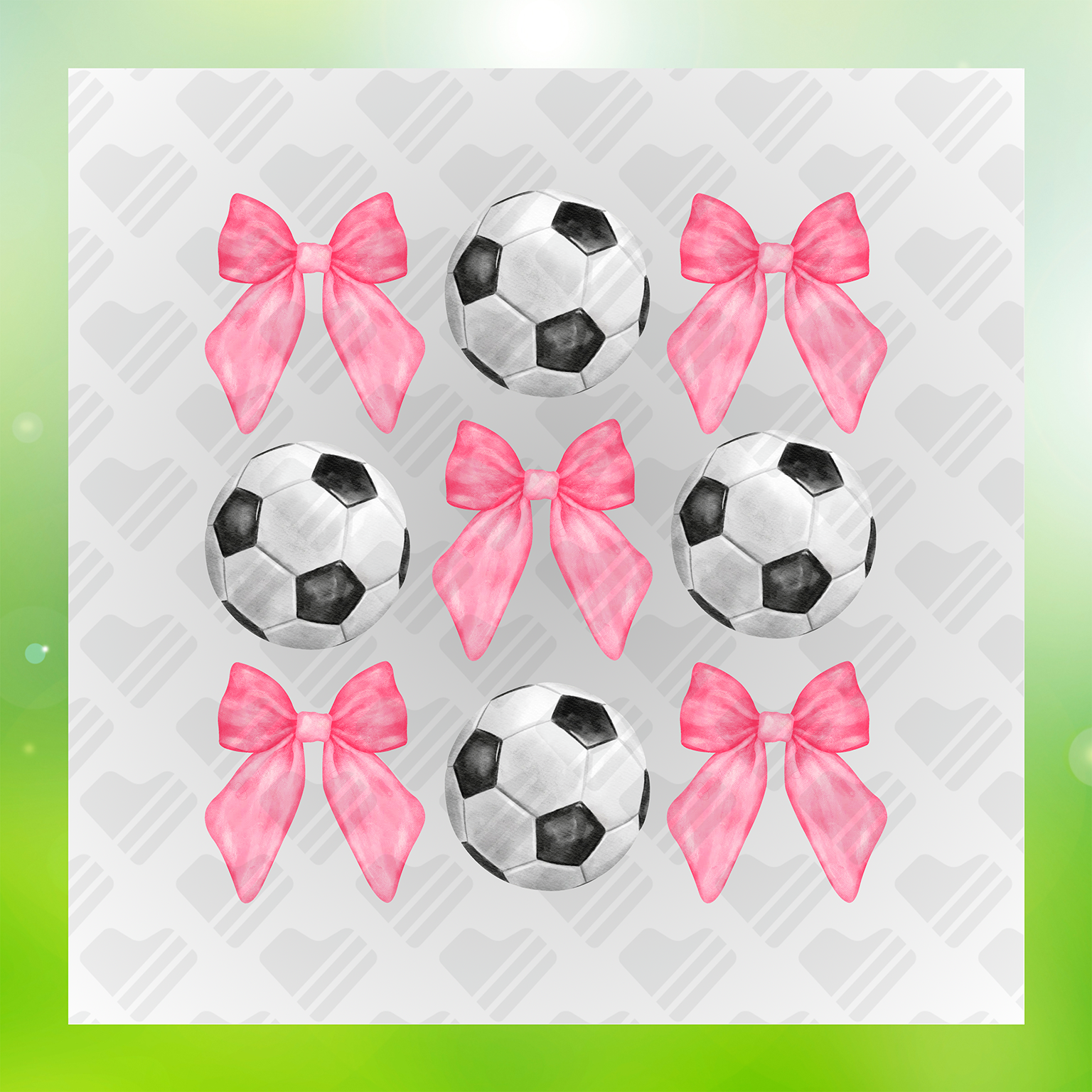 Soccer Fashionista Girly Game Gear Transfer