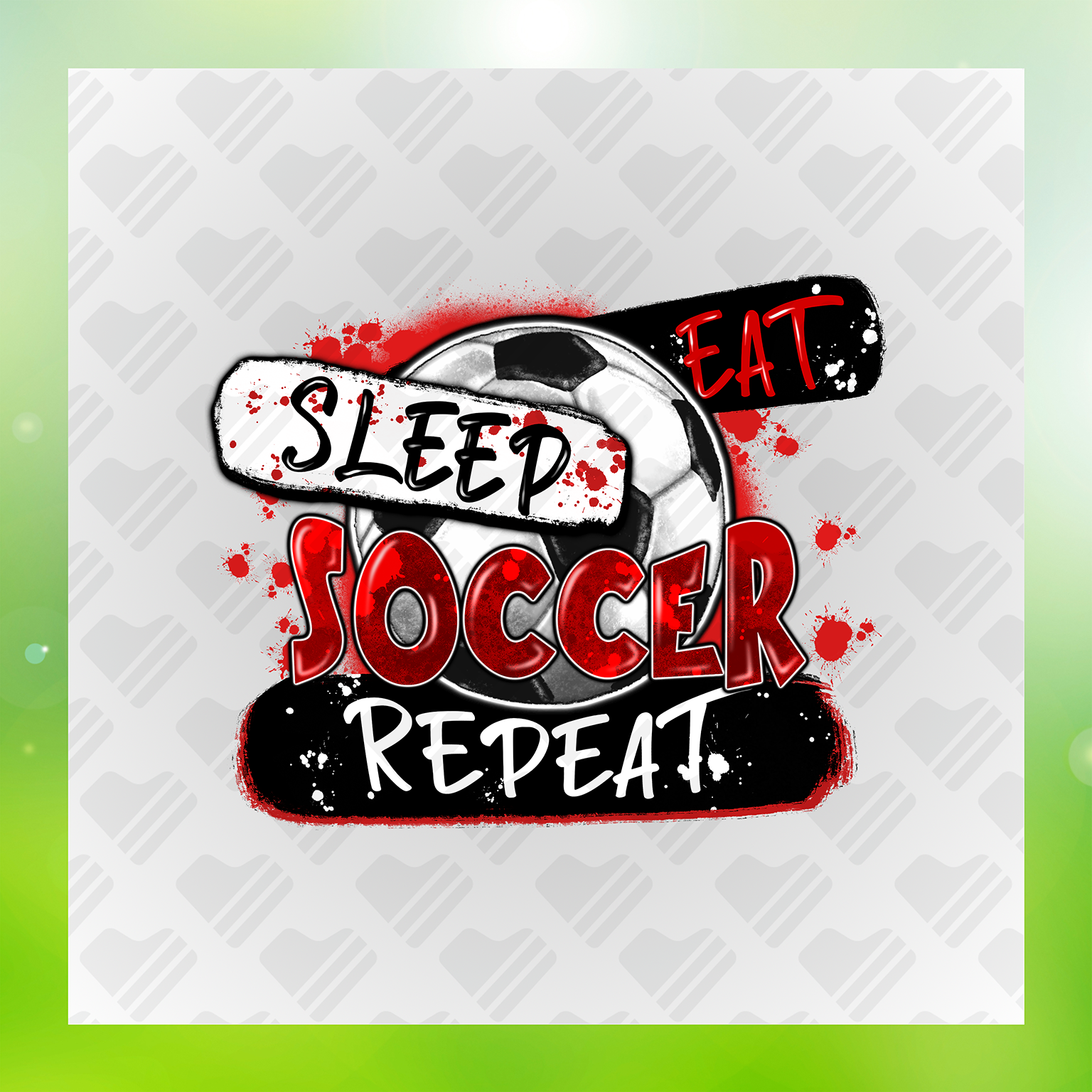Eat Sleep Soccer Repeat Transfer