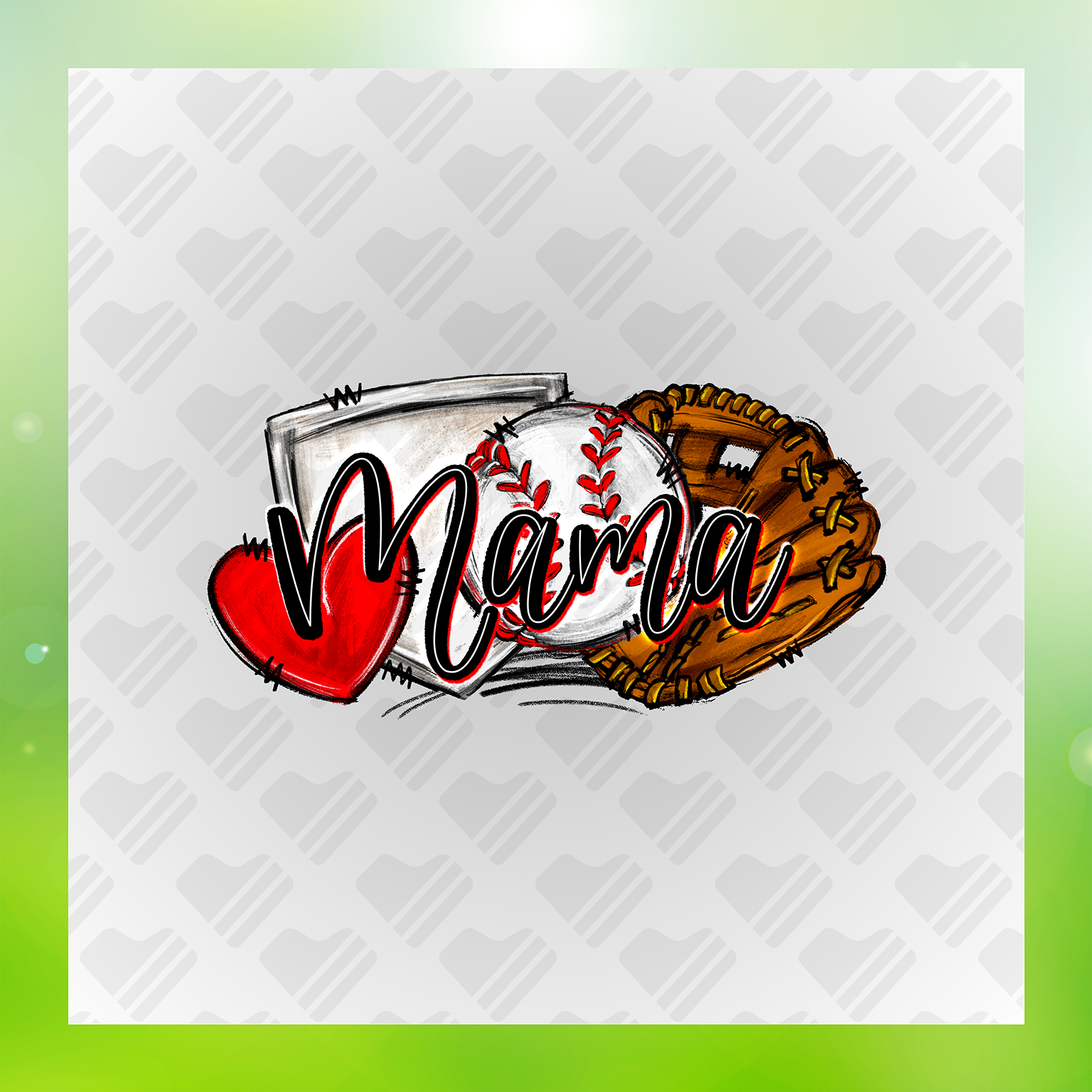 Proud Baseball Mama Transfer