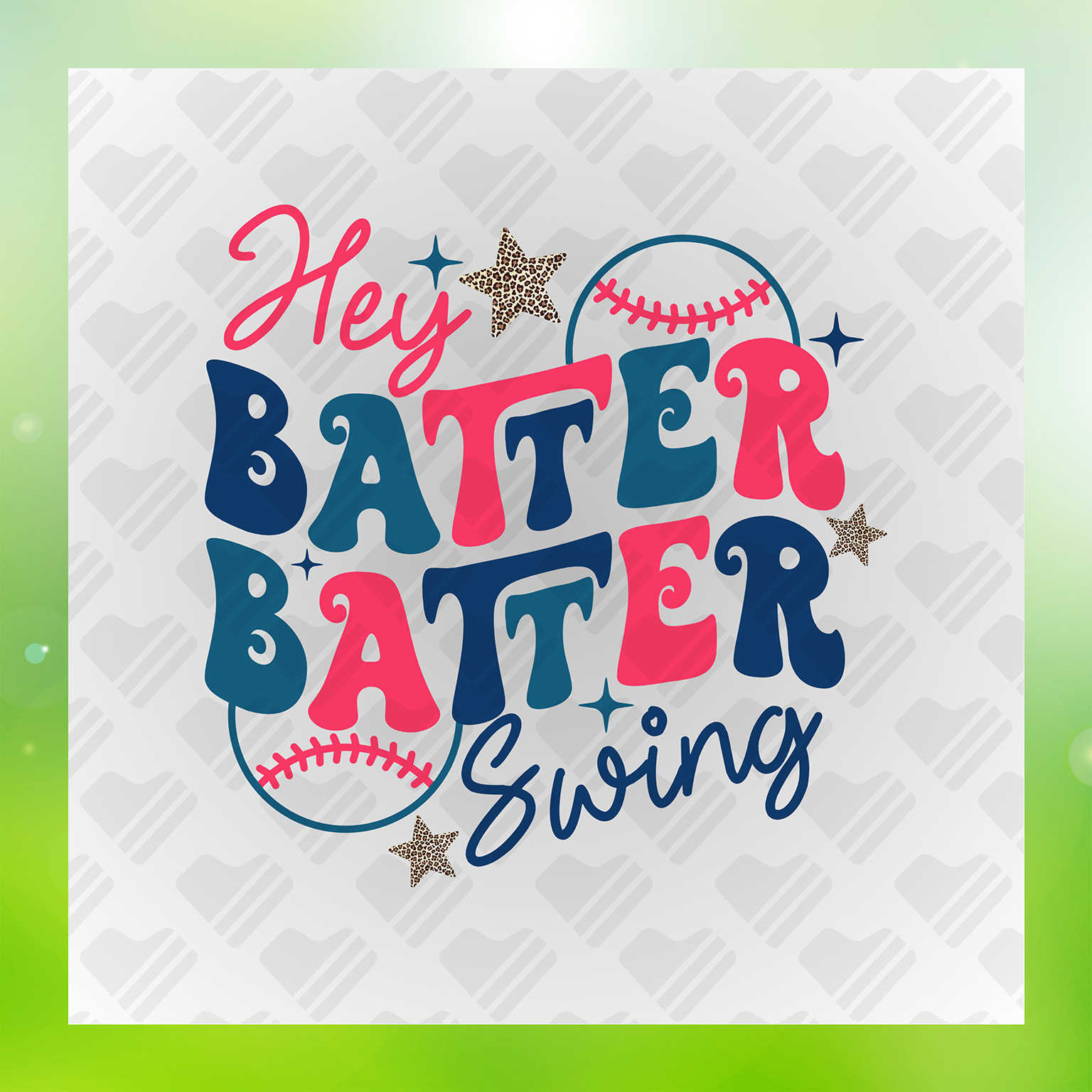 Hey Batter Batter Swing Transfer