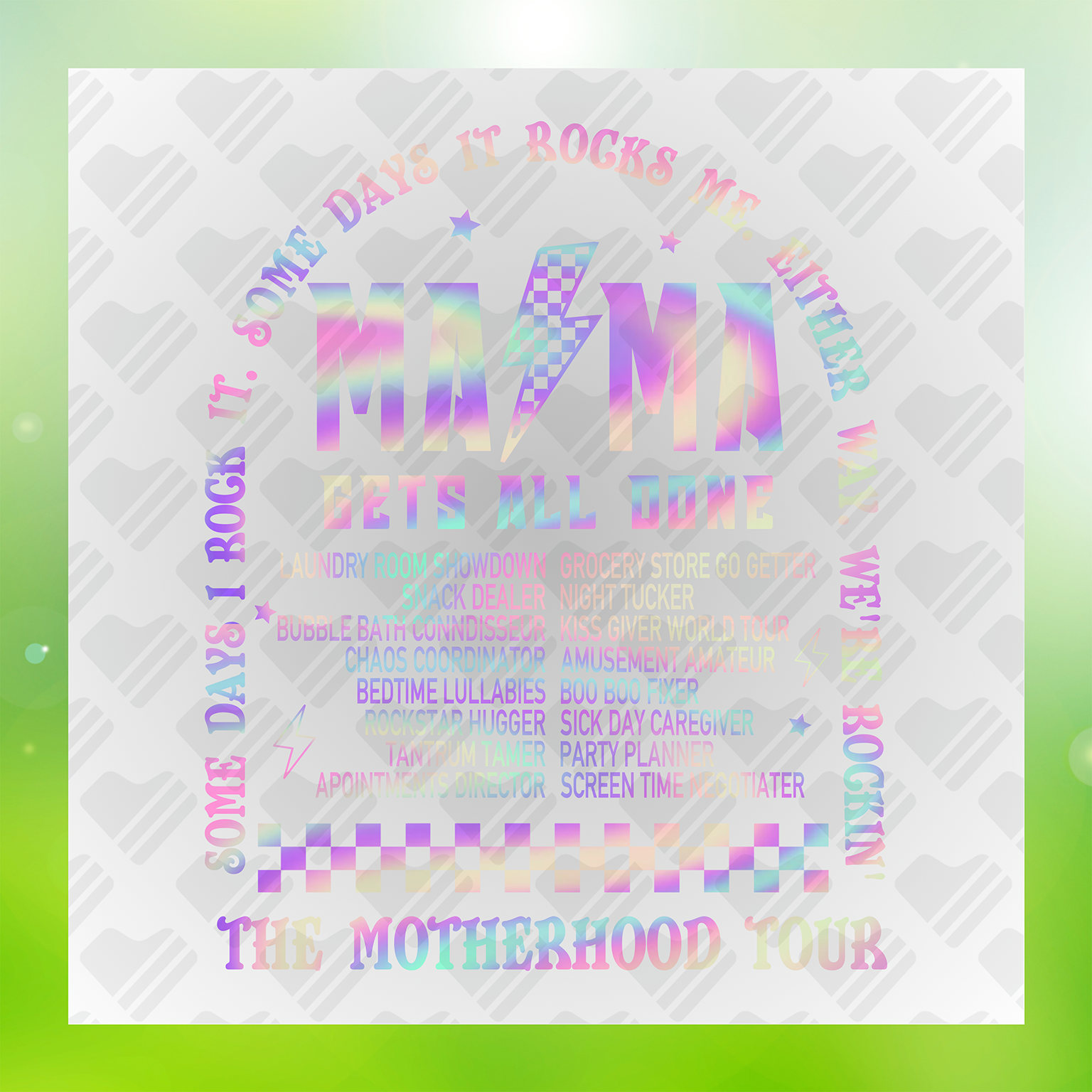 Motherhood Mama Gets All Done Transfer